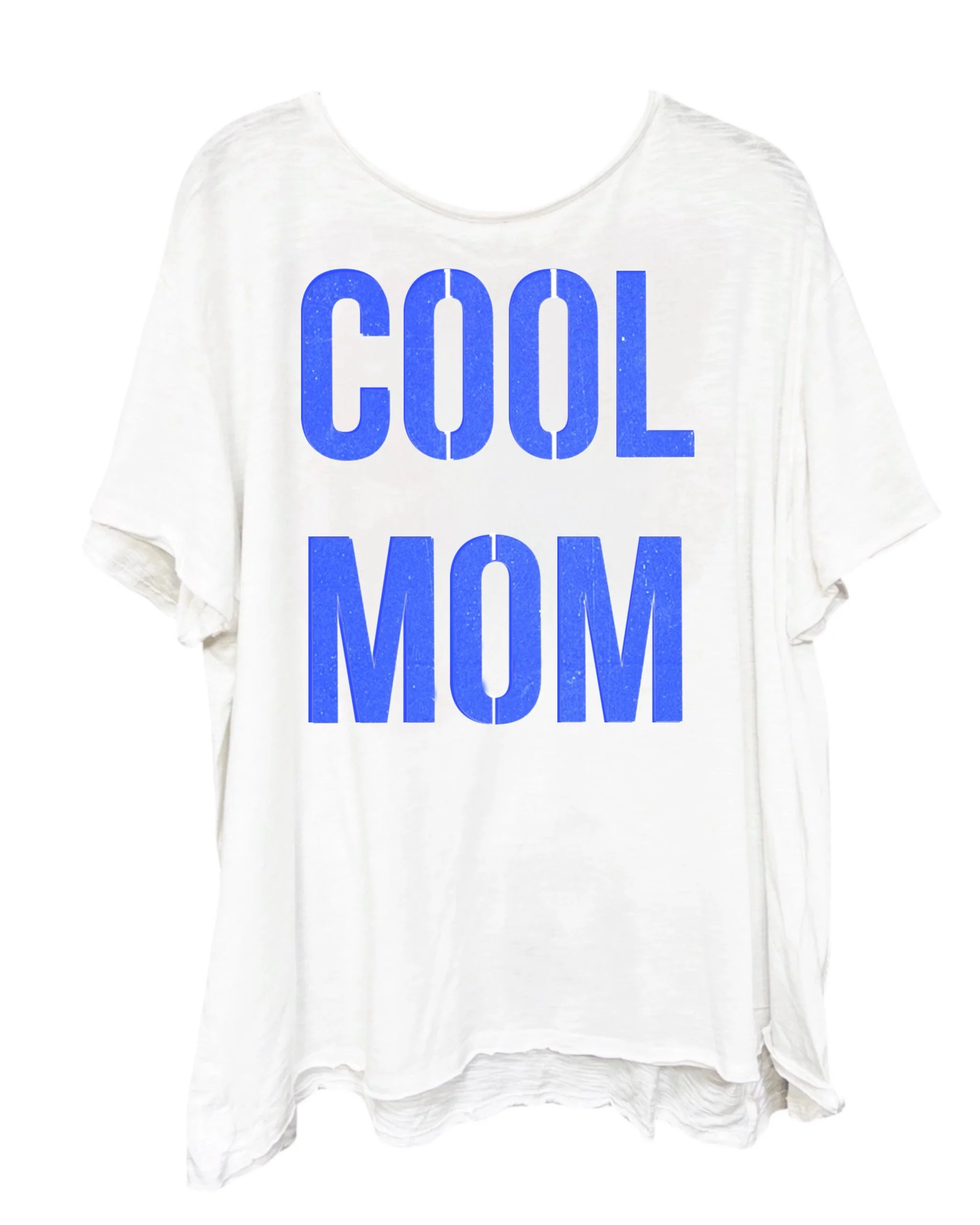 COOL MOM tee (BLUE )