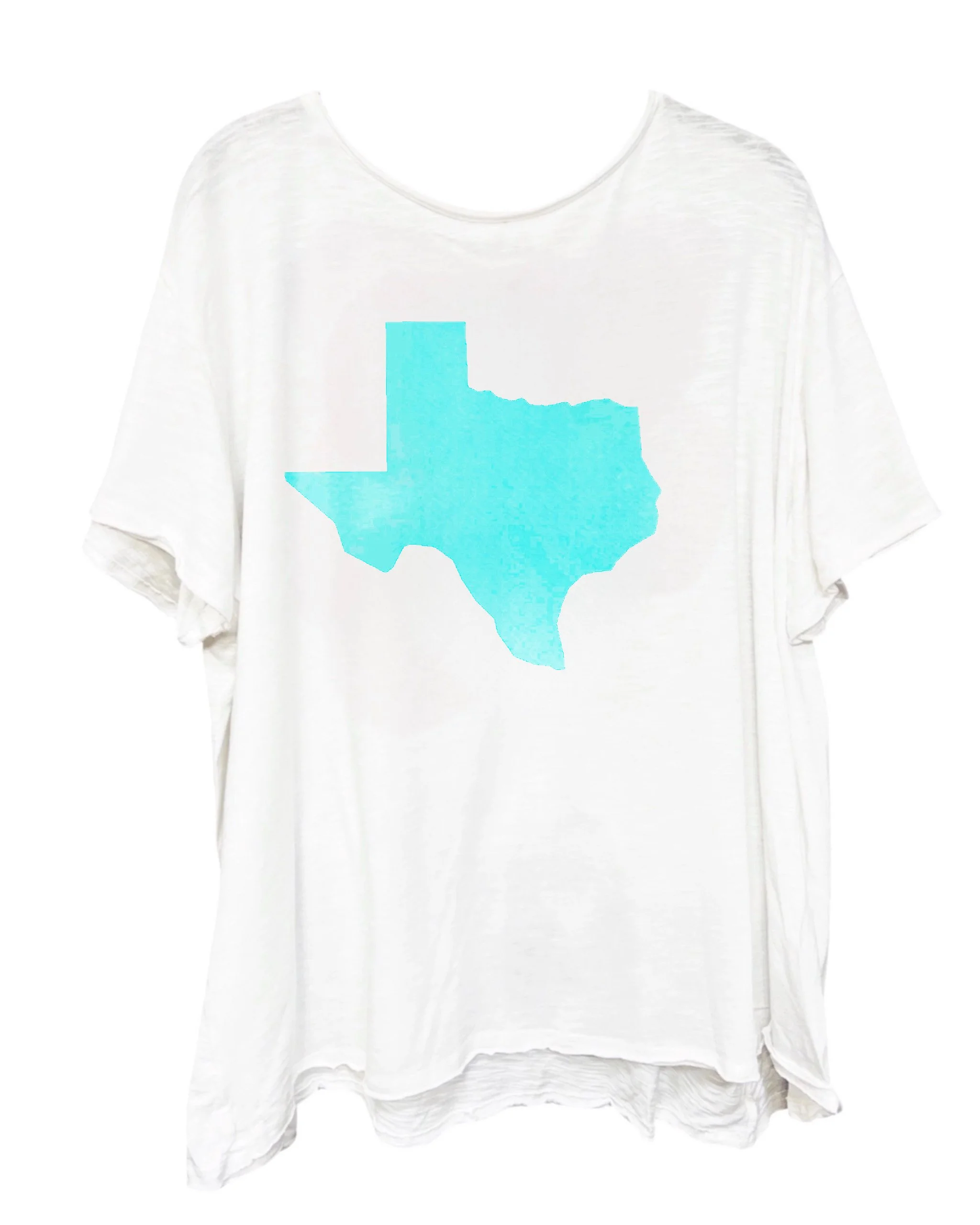 Texas tee (AQUA blue)