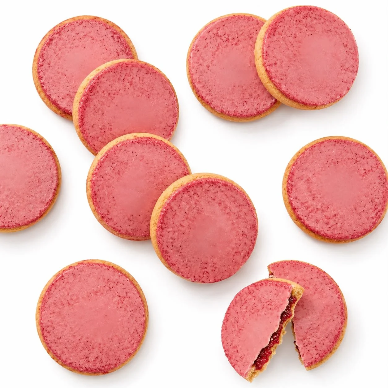 Les sablés framboise