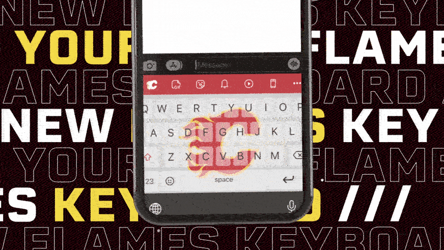 CALGARY FLAMES | Keemoji Keyboard Promo