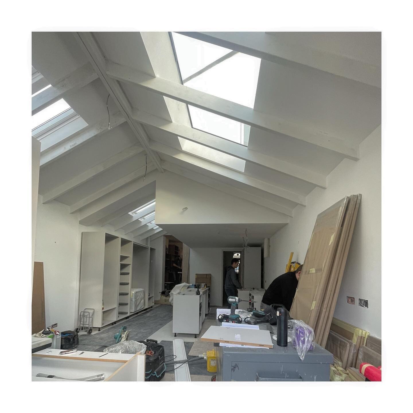 Kitchen incoming. Another bespoke kitchen extension to suit another special client. Watch this space for colour. I can hardly begin to explain the transformation that has been made here and cannot wait for it to be handed back to be a home again ❣️🏡