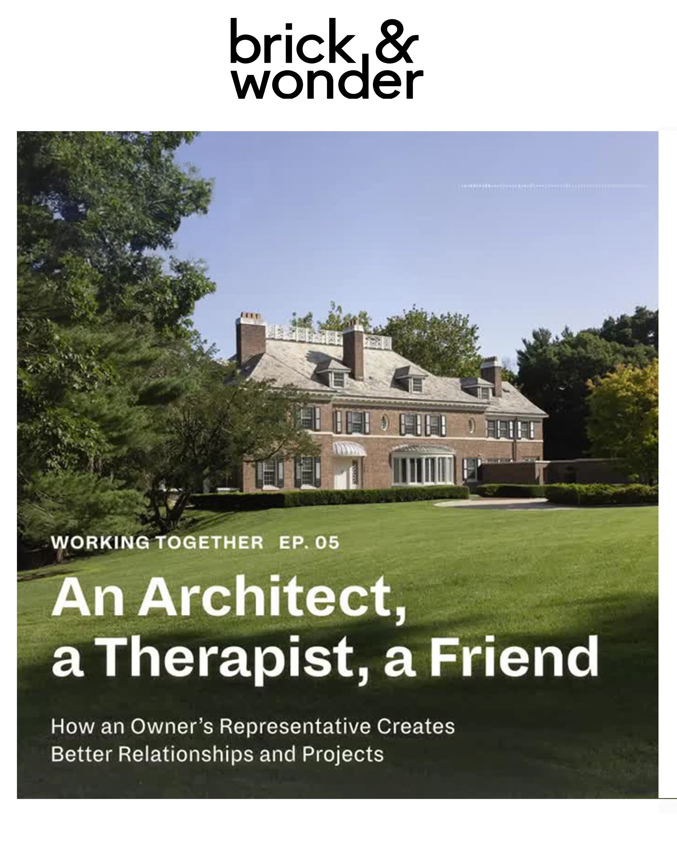 Brick & Wonder Working Together Podcast