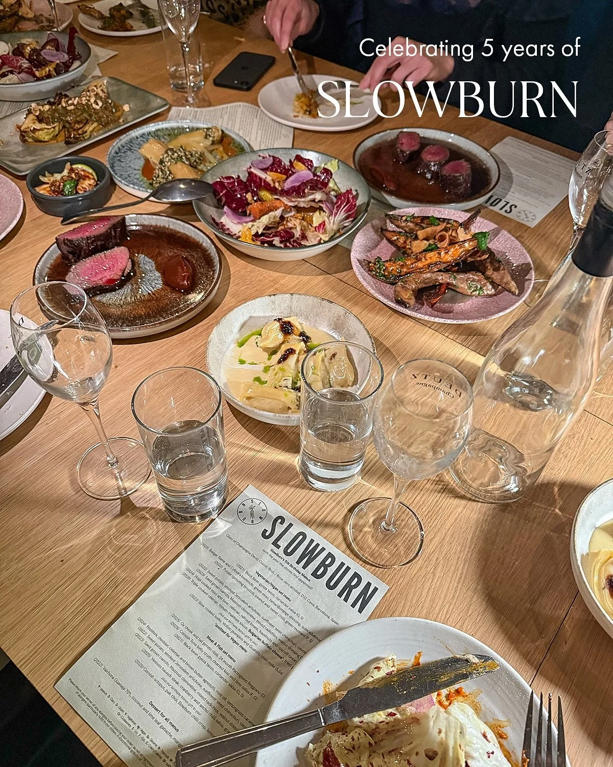 Celebrating 5 years of @slowburnlondon ✨

Thank you for hosting us, it was lovely to see our designs in the space and celebrate with you 🤍