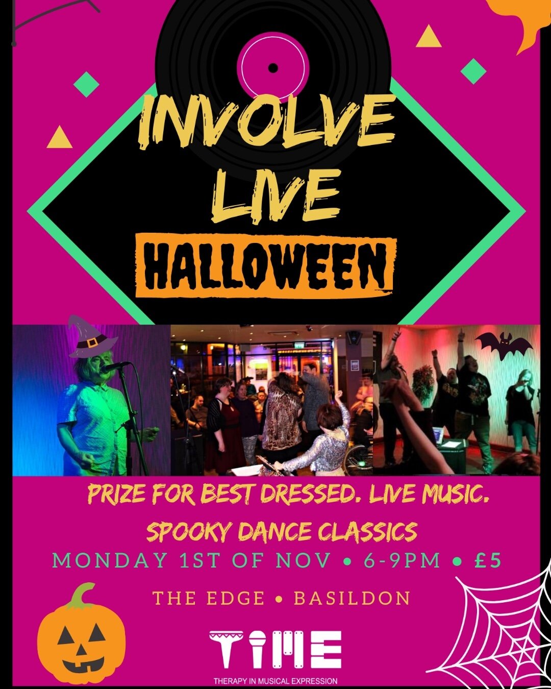 🎃 TONIGHT is our HALLOWEEN SPECIAL 🧟&zwj;♂️ Dress in your spookiest outfits, grab your friends and get ready for a night of terror. 👻
Prizes for best dressed! 👹

INVOLVE DISABILITY NIGHT CLUB  Every Monday. The Edge Bar - Basildon. 6-9pm &pound;5