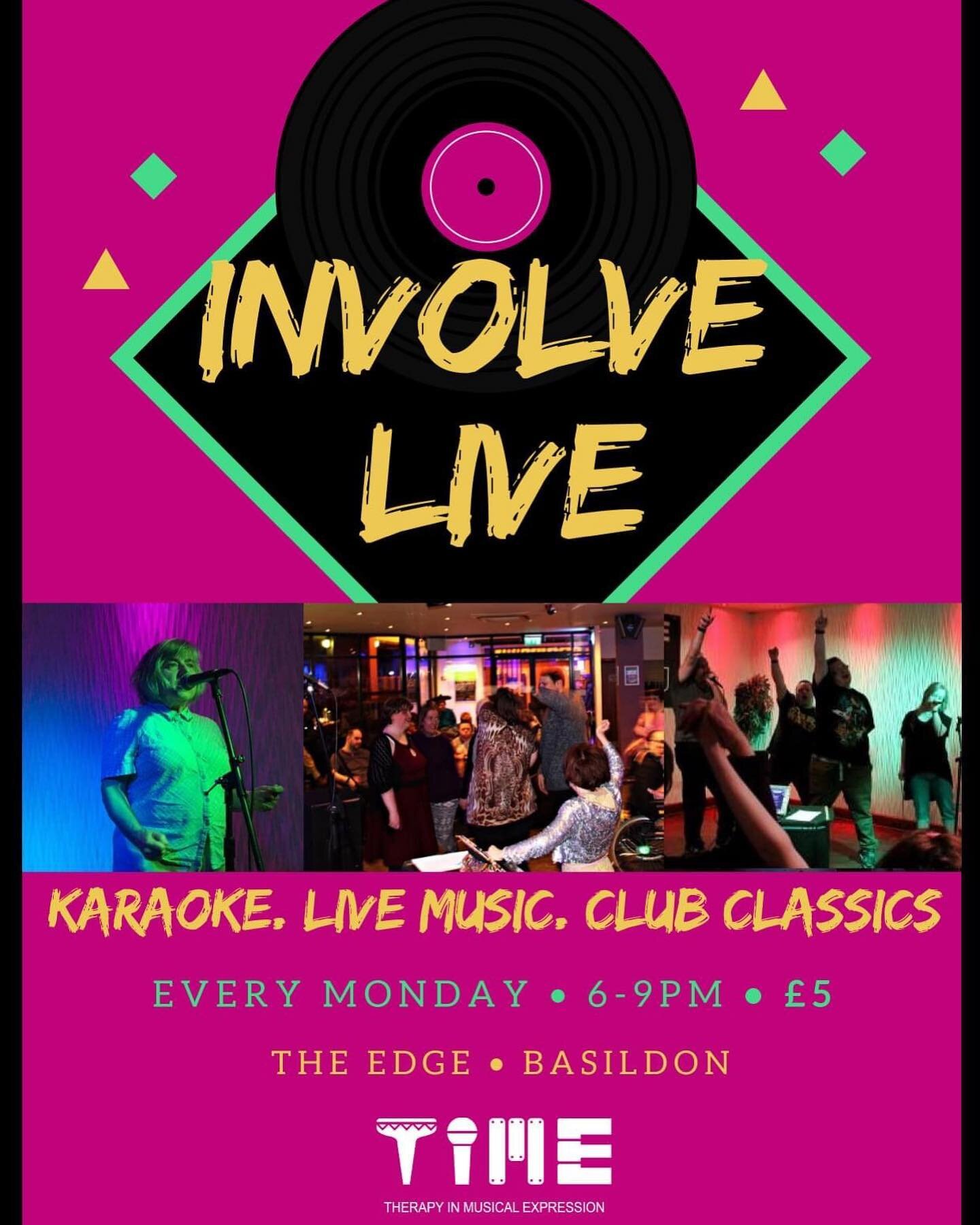 If you weren&rsquo;t able to make last week, tonight is your chance! 🔥

INVOLVE DISABILITY NIGHT CLUB OPEN TONIGHT! 🎶 We&rsquo;re still at the same venue - The Edge Bar, Basildon, Town Square - and we operate from 6-9pm 👀

Parking is at Great Oaks