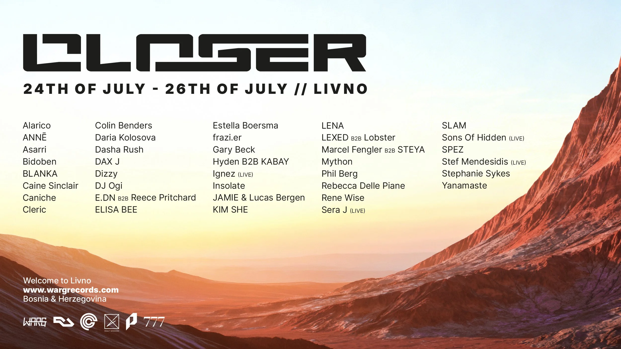 VAULT SESSIONS x CLOSER FESTIVAL