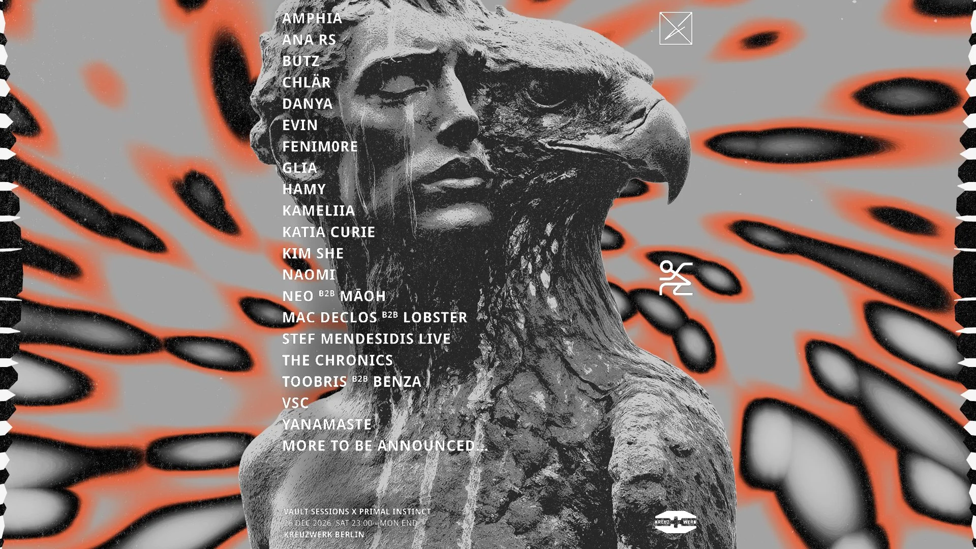 VAULT SESSIONS x PRIMAL INSTINCT | BERLIN 32HR WKNDR