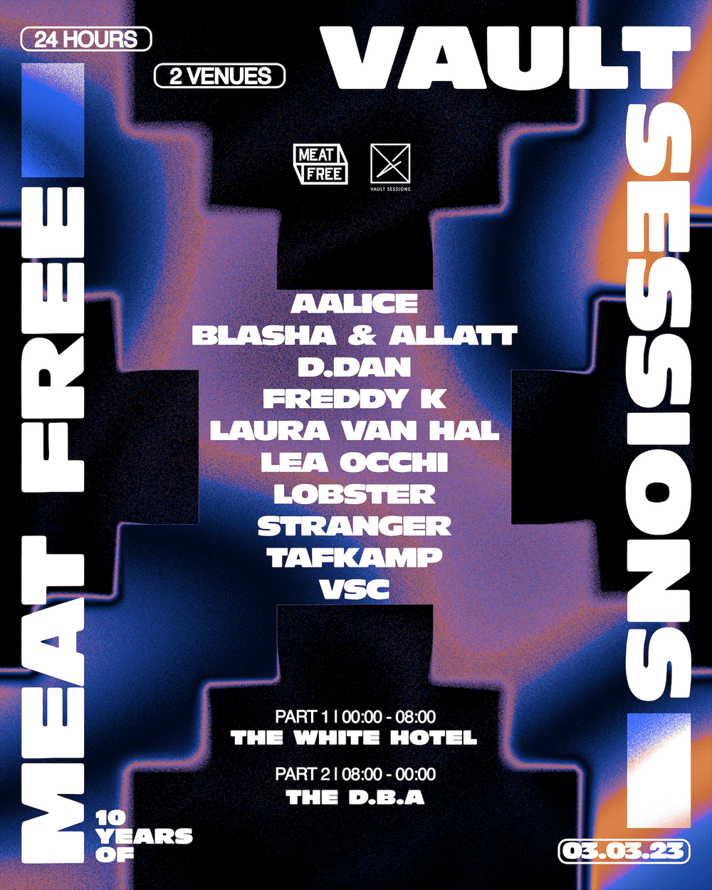 VAULT SESSIONS X MEAT FREE — Vault Sessions