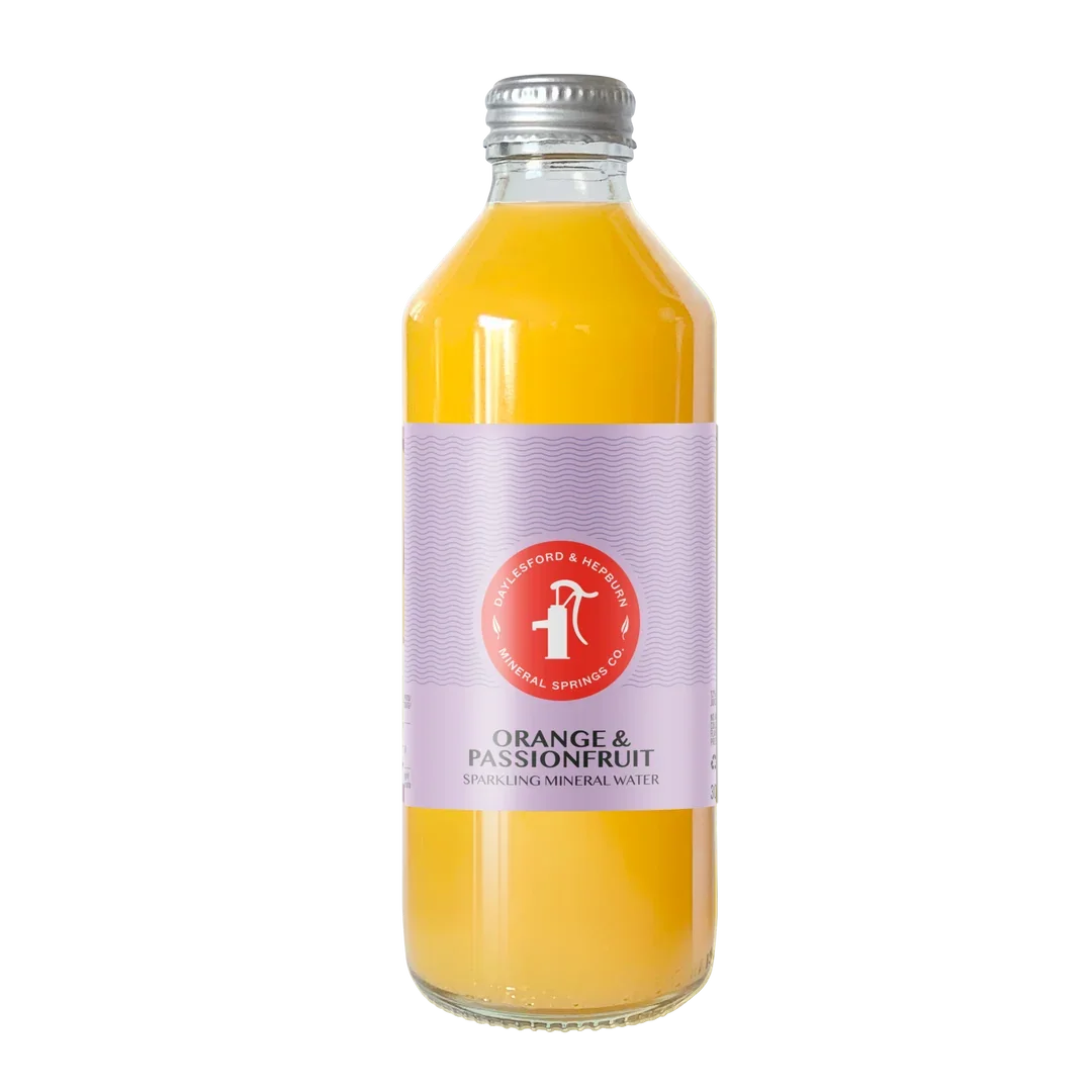 Daylesford Sparkling Naturals  Orange Passion Fruit 24 x 300mL