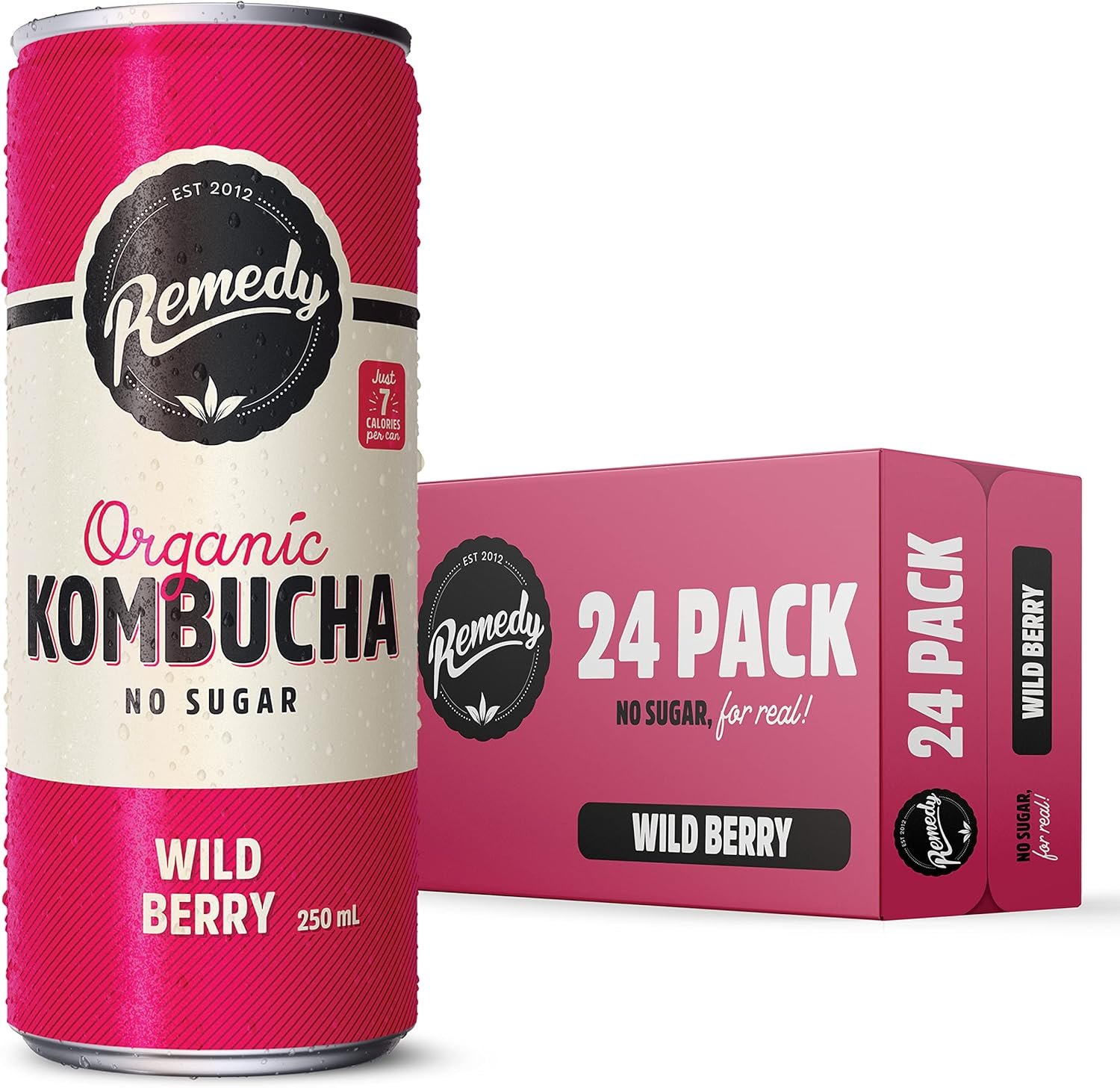 REMEDY ORGANIC WILD BERRY KOMBUCHA