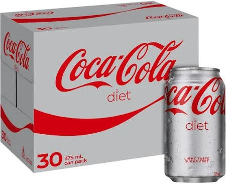 Diet Coke 375ml Cans x 30 Per Carton