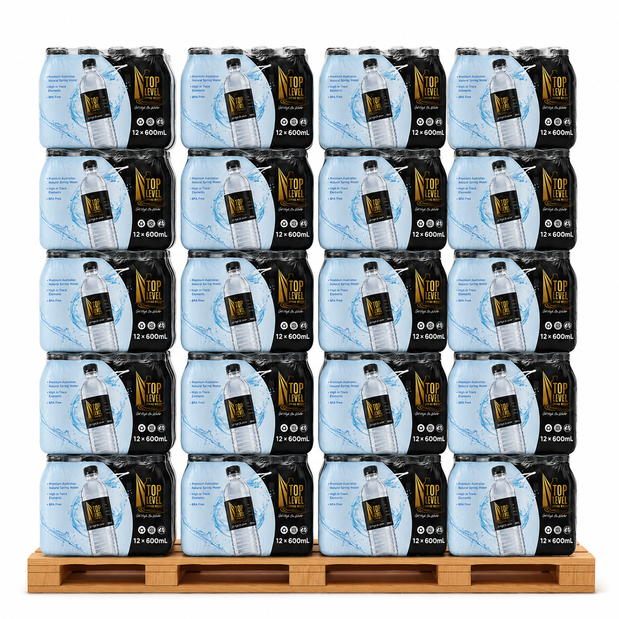 Spring Water PALLET  1,728 - 600ml Pet Bottles.