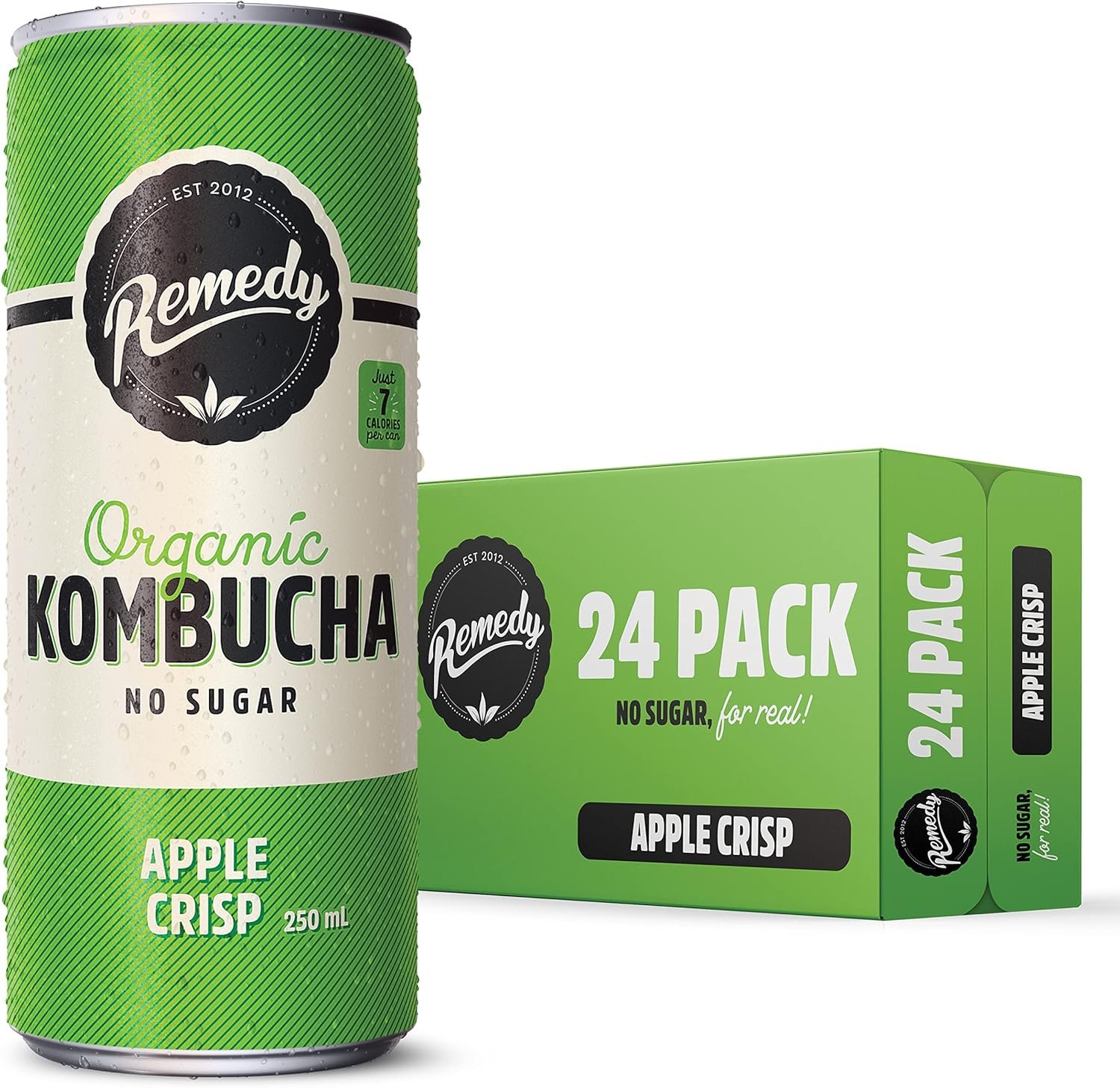 REMEDY ORGANIC CRISP APPLE KOMBUCHA
