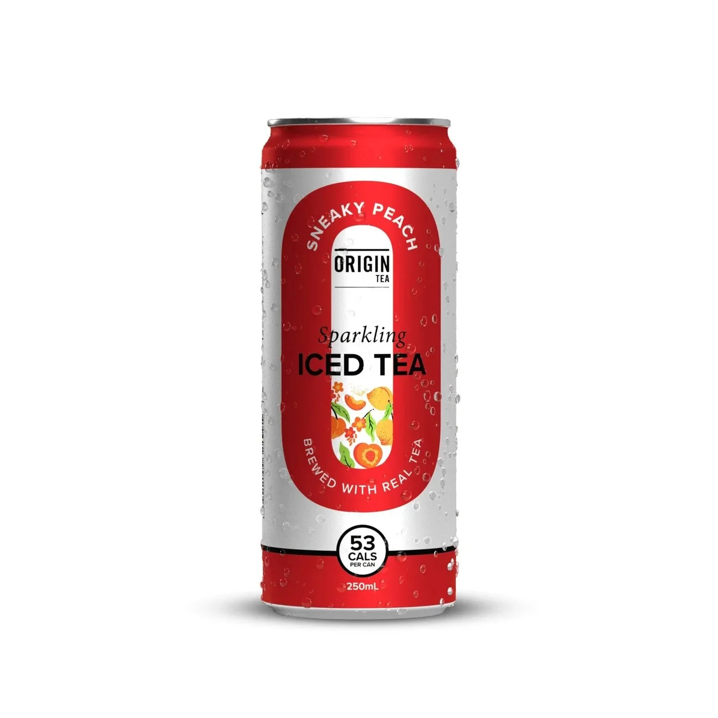 ORIGIN SPARKLING ICE TEA SNEAKY PEACH