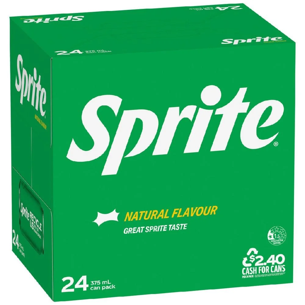 SPRITE 375ml Cans x 24 Per Carton