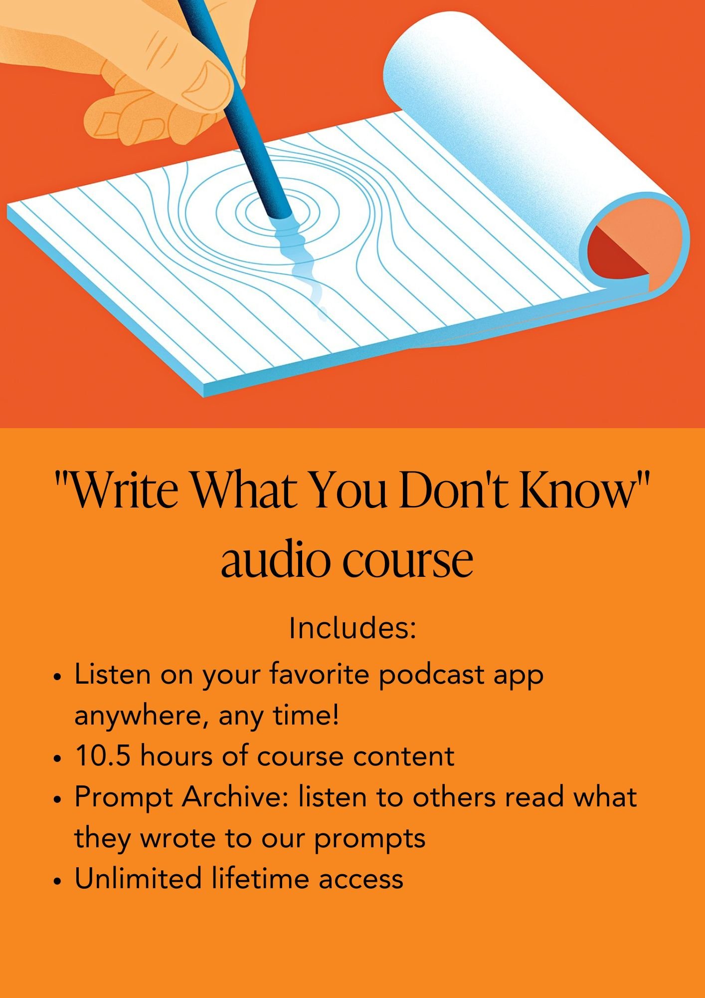 Write What You Don't Know audio course