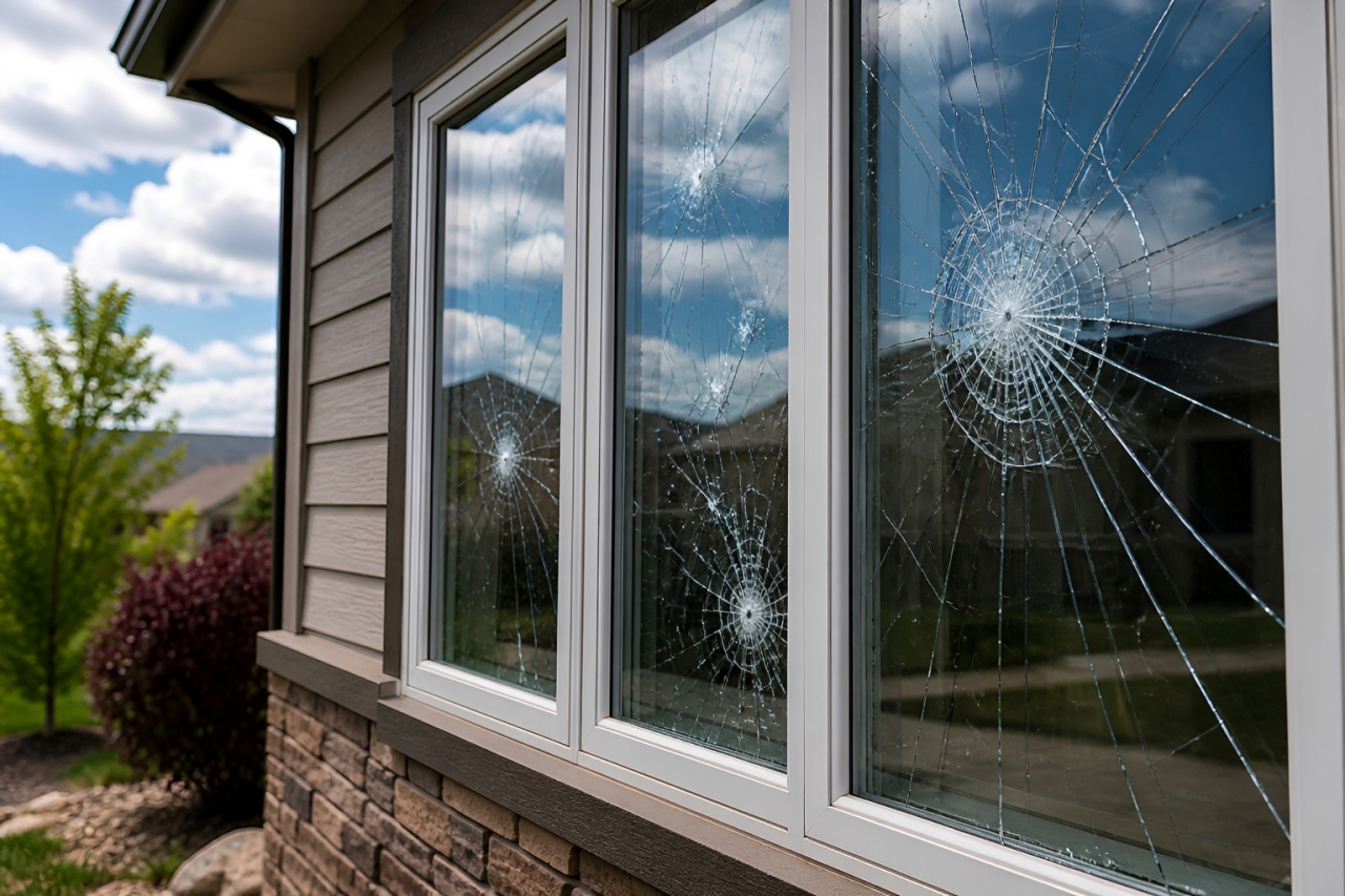 Storm Window Replacement in Colorado: What to Do After Hail Damage