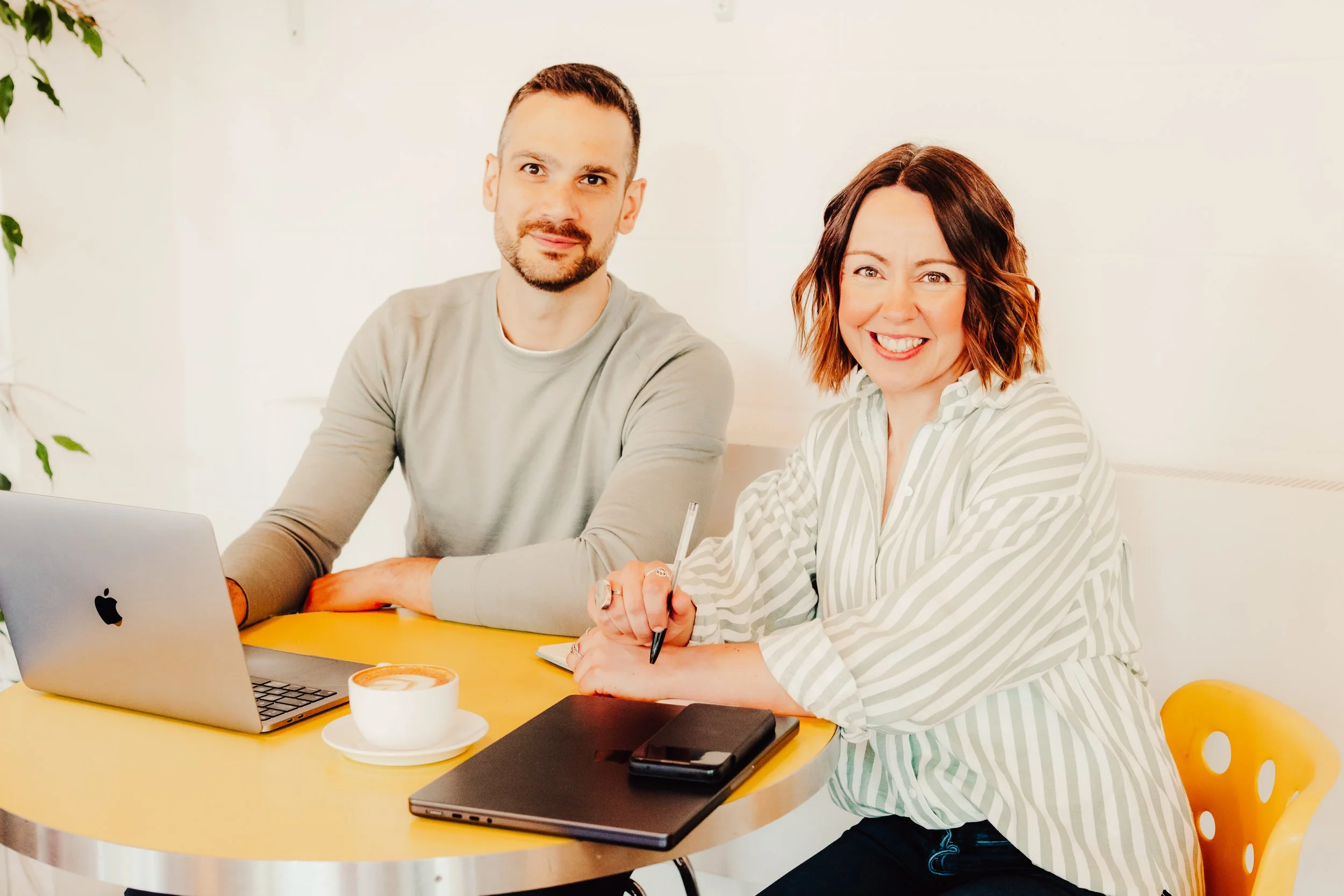 Dr Chloe Sharp and Simon Sharp