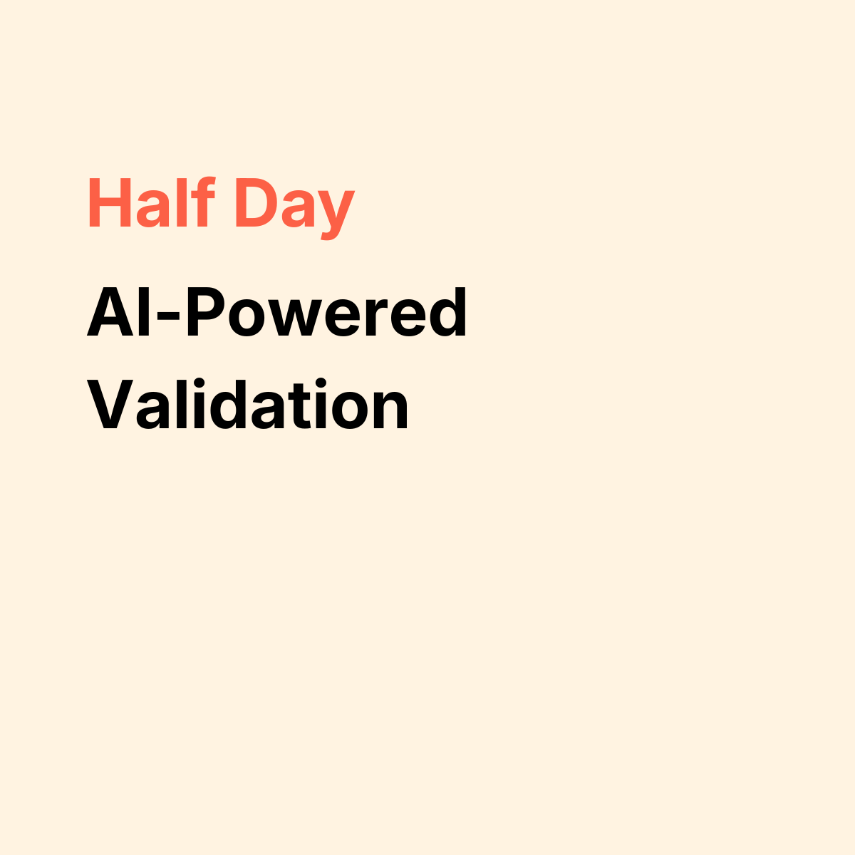 Half-Day Masterclass: AI-Powered Validation: Desk Research to Mock-up Testing