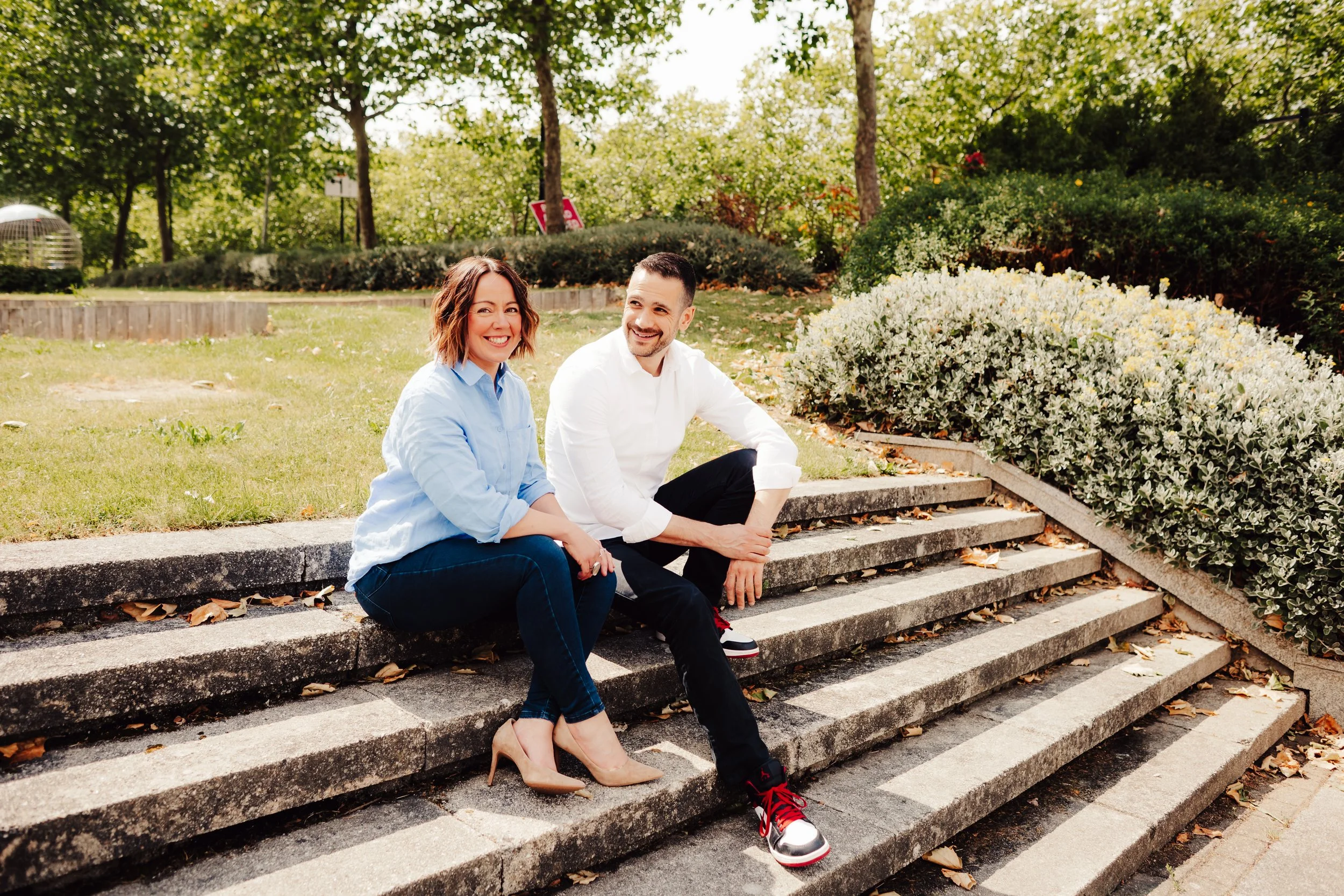 Dr Chloe Sharp and Simon Sharp, co-founders of Sharp Insights