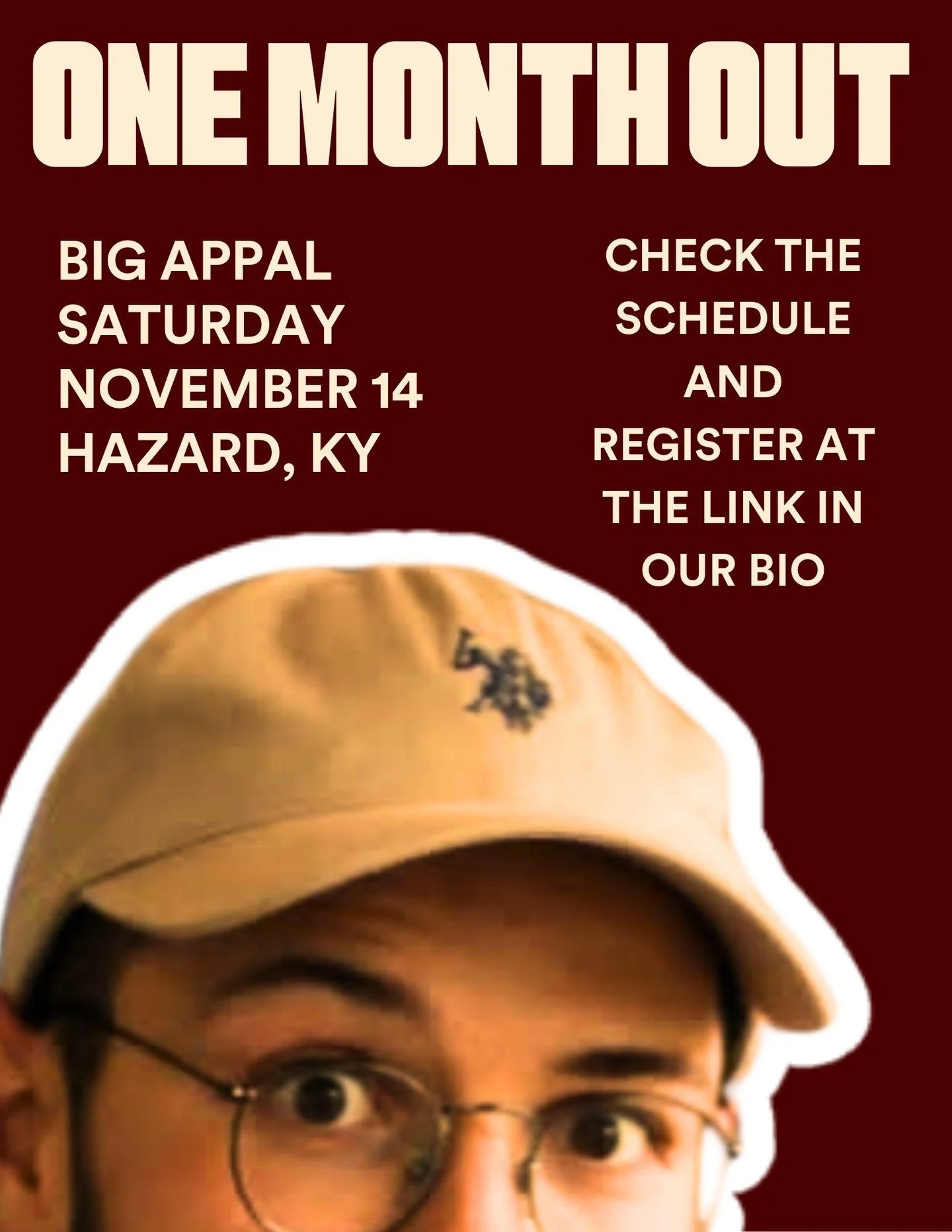 Only one month out? Better get registered and choose which fun times you're going to have (link in bio). See ya there!