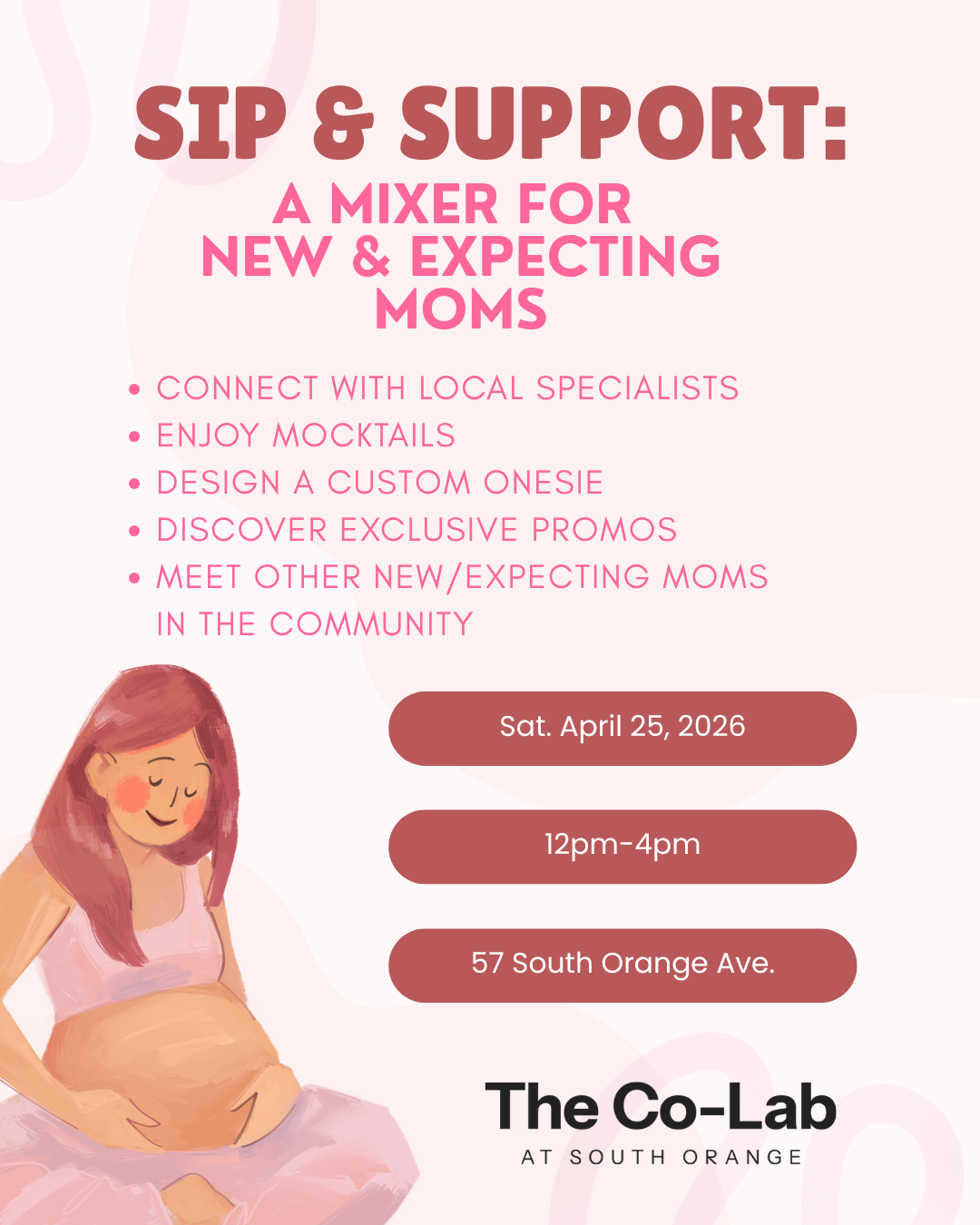Sip and Support: A Mixer for New and Expecting Moms