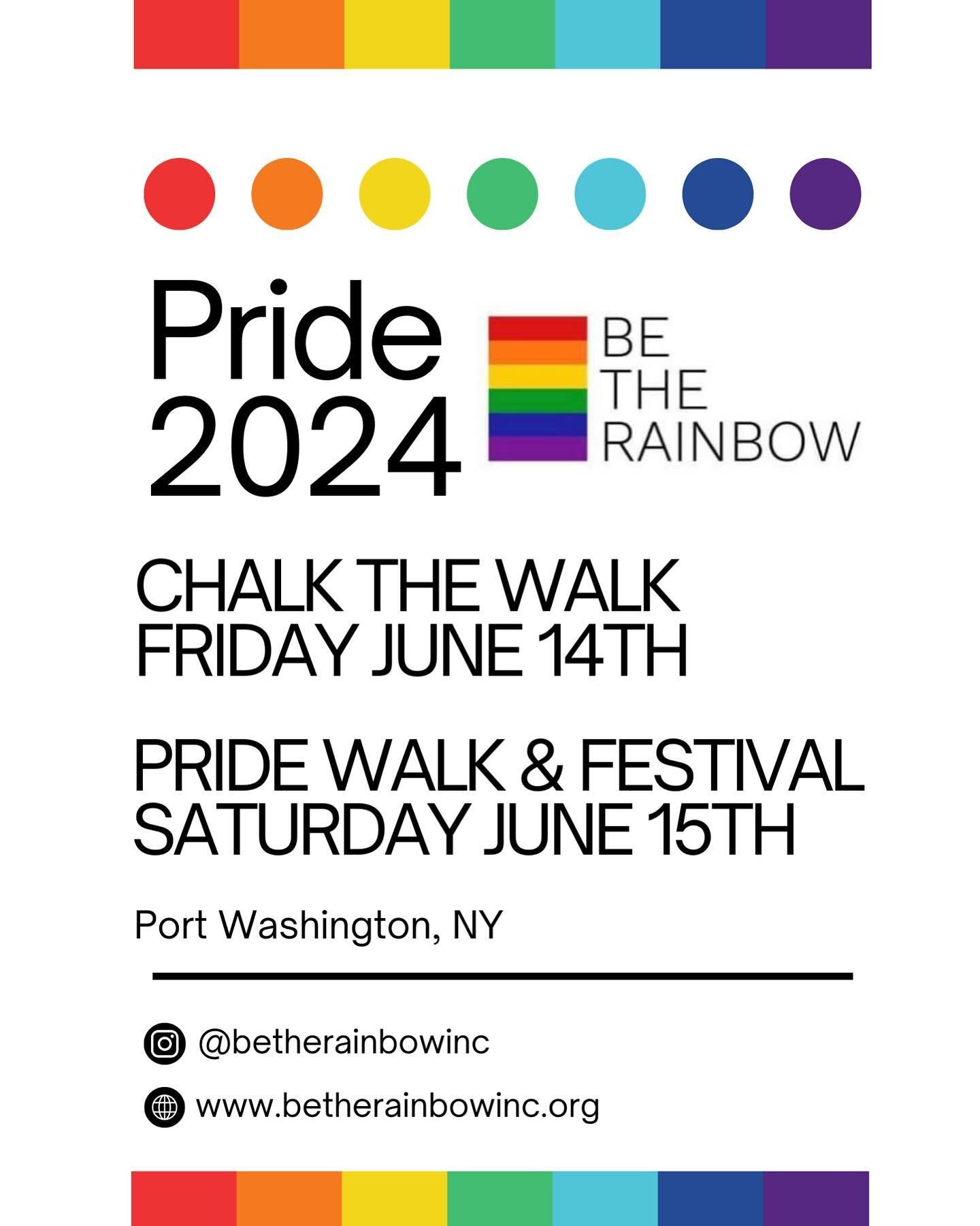 Save The Dates for BTR&rsquo;s 2024 Pride Events!! Chalk the Walk, Friday, June 14th&mdash;Pride Walk and Festival, Saturday, June 15th 🌈 🏳️&zwj;🌈🏳️&zwj;⚧️