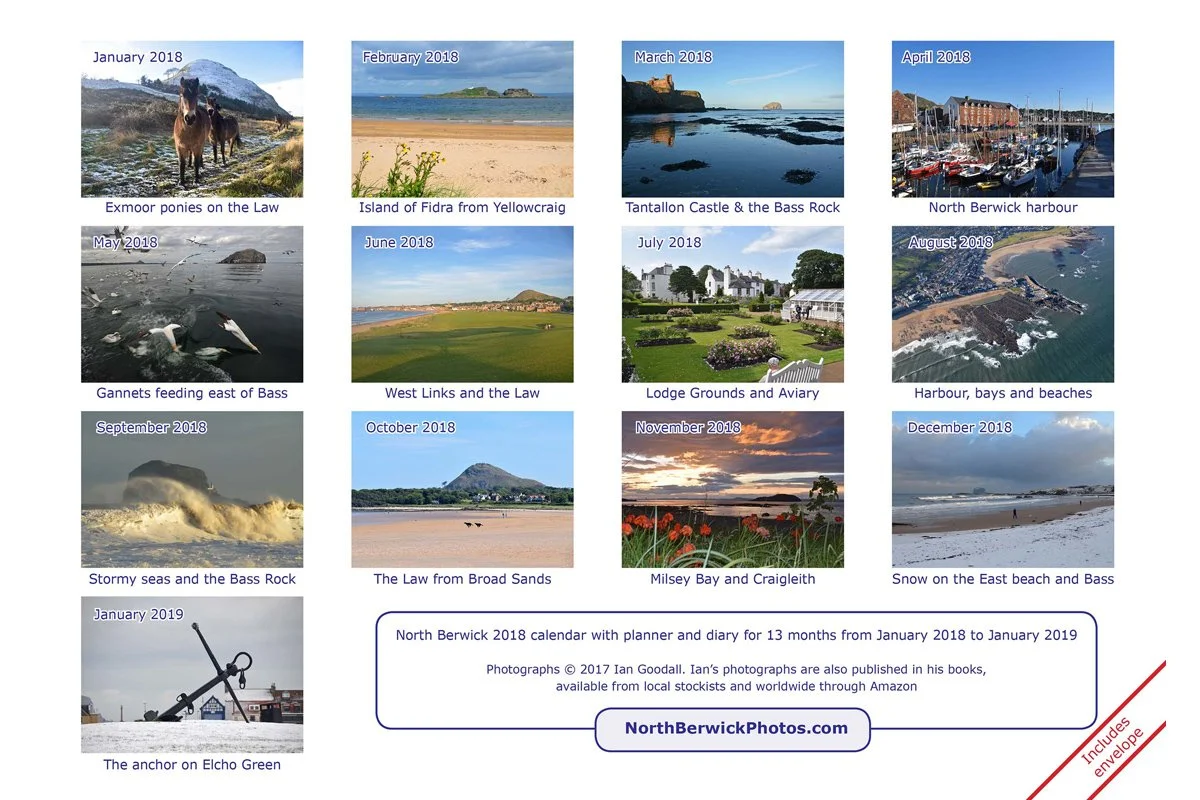 North Berwick Calendar 2018 - back cover