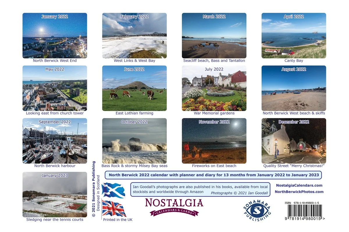 North Berwick Calendar 2022 - back cover