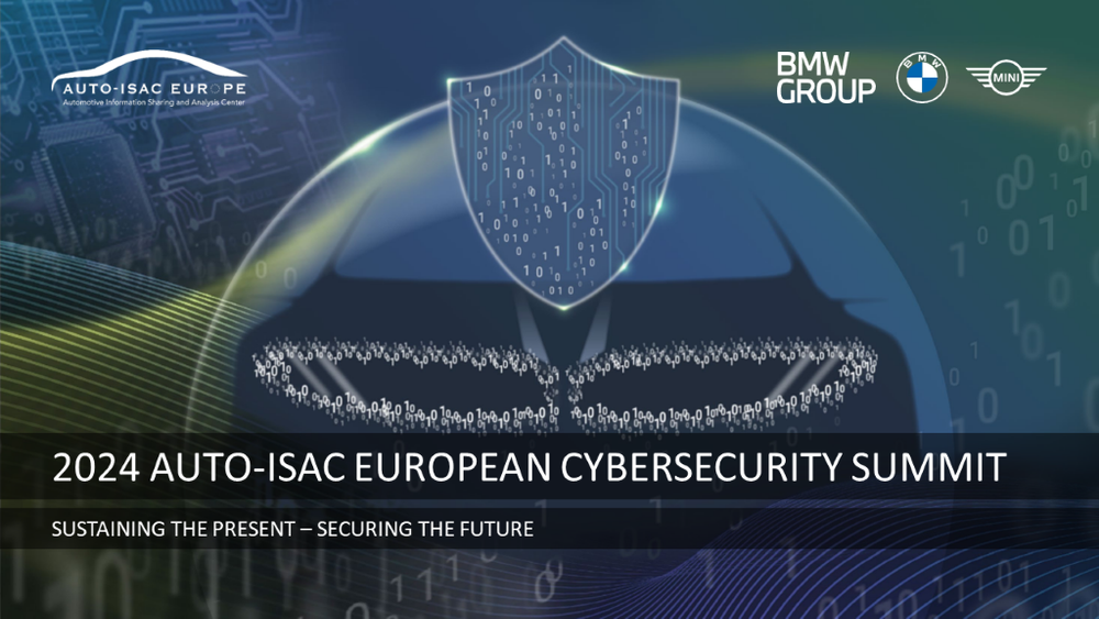 2024 AutoISAC Europe Cybersecurity Summit — Automotive ISAC