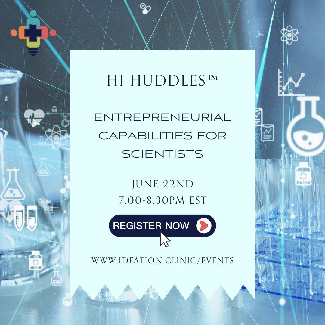 We're one week away from sitting down with world expert Dr. Elicia Maine to discuss the intersection of academic science and entrepreneurial capabilities!

Link in bio to register!

#healthcareinnovation #innovation #ideation #entrepreneur #academia 