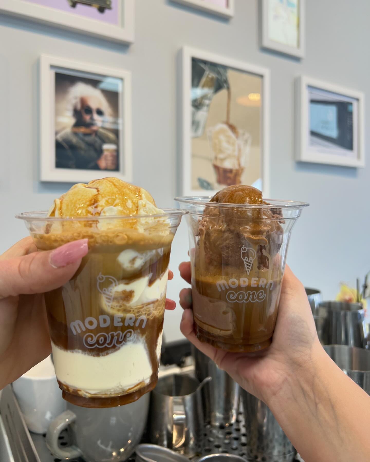 ICE CREAM + ESPRESSO
your two favorite things in one 💞

we can make you an affogato with any flavor of ice cream! what would you have it with?? 

📍 @moderncone 

#moderncone #metrodetroitfoodie