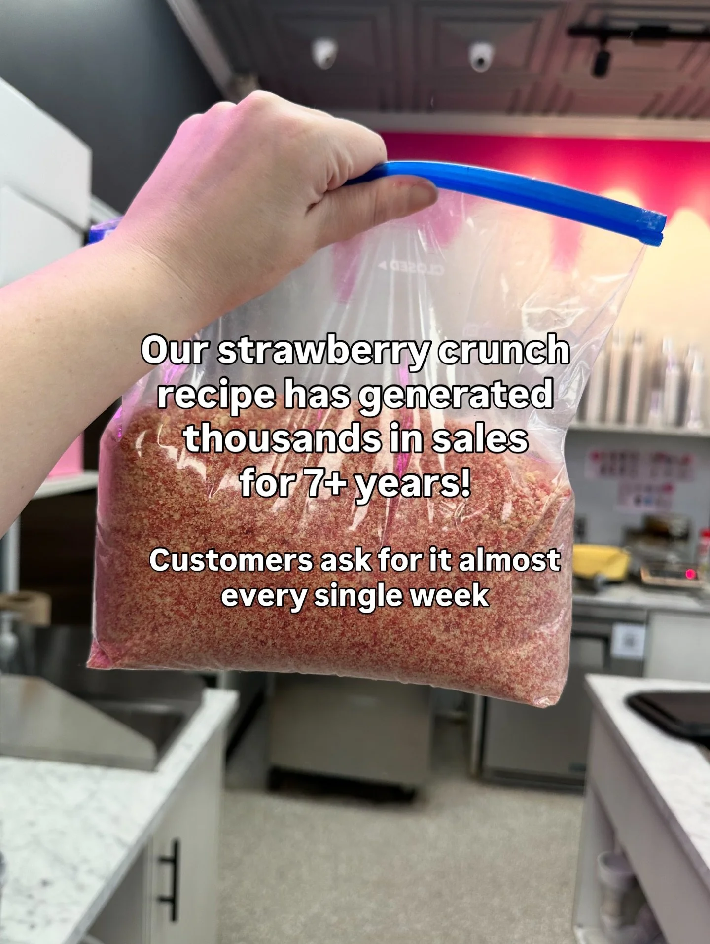 Customers still ask for this almost every single week. 🍓
 And this month, I&rsquo;m giving you the full recipe for FREE inside my online school, Craft A Creamery.

If you want it, simply comment &ldquo;craft a creamery&rdquo; and I&rsquo;ll send you