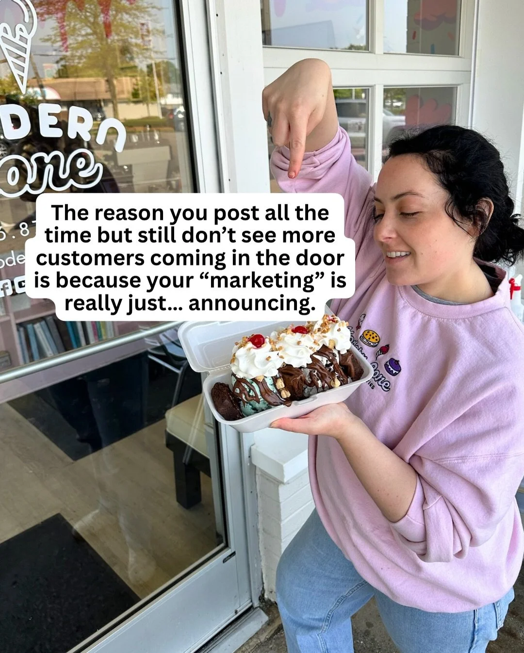 New flavors. Hours. Random updates. That&rsquo;s not a marketing strategy..that&rsquo;s broadcasting.

People don&rsquo;t buy information. They buy experience.
When you learn how to romanticize your shop, tell stories, show personality, and create cr