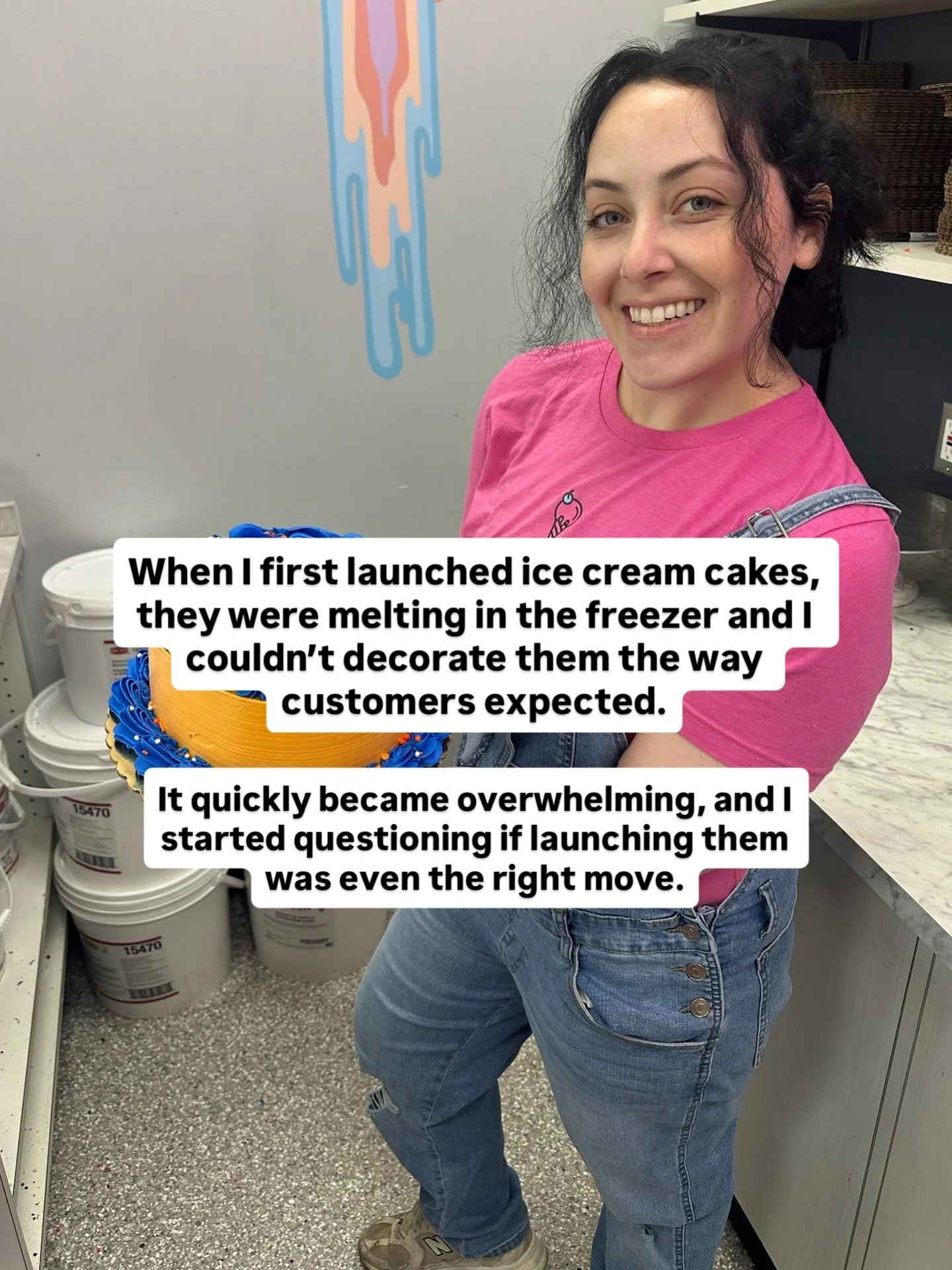 Ice cream cakes are a huge part of my business but it wasn&rsquo;t always a smooth process. 

I had to learn the hard way so you don&rsquo;t have to! 

Comment &lsquo;Craft a creamery&rsquo; to join my online school and grab my scaling your ice cream