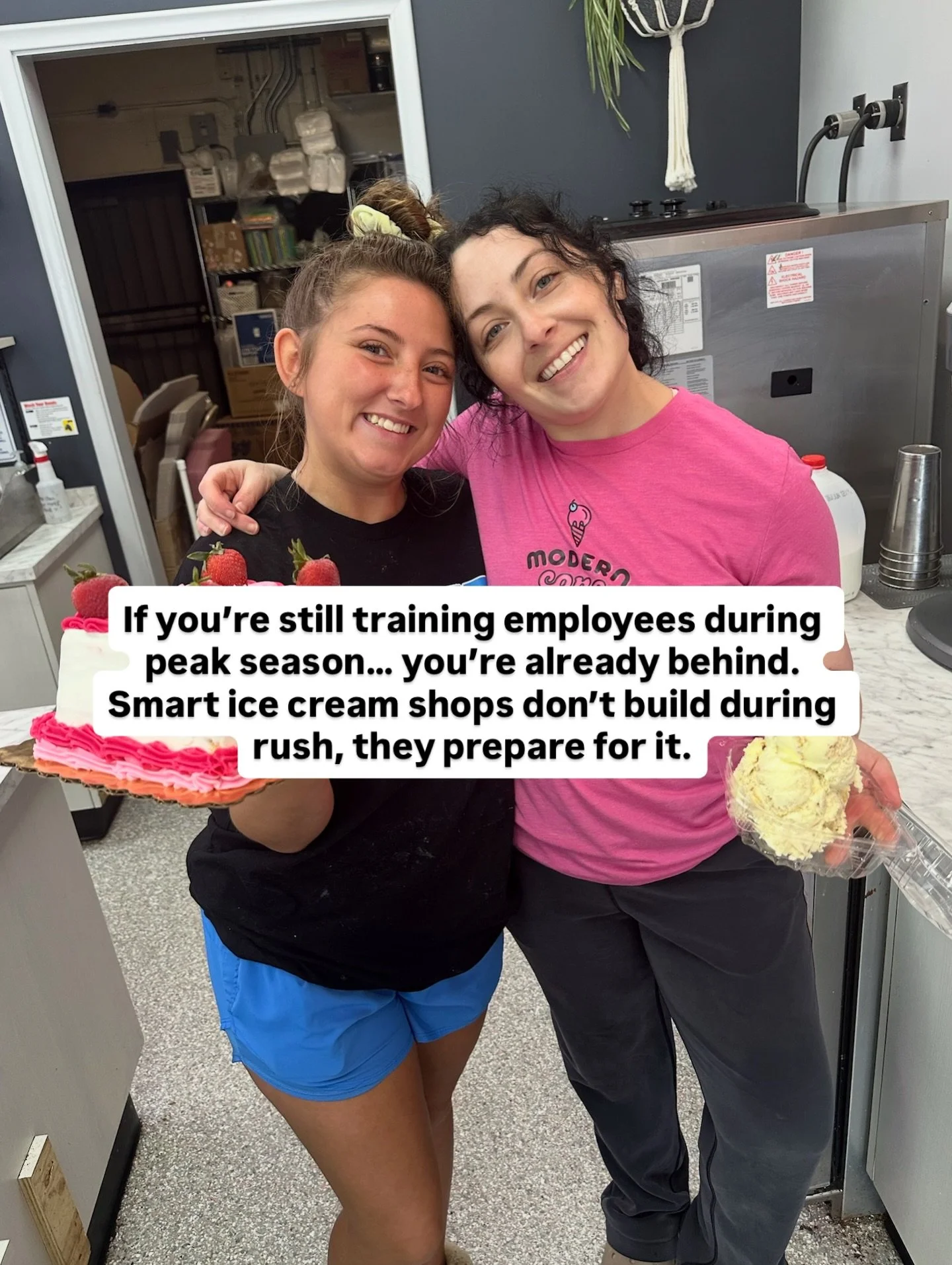 Comment &ldquo;CRAFT A CREAMERY&rdquo; if you want to prepare for busy season like a 7-figure shop, I&rsquo;ll send you the details. 😎

#icecreamshop #icecreambusiness #moderncone #icecreamshopowner #foodbusiness