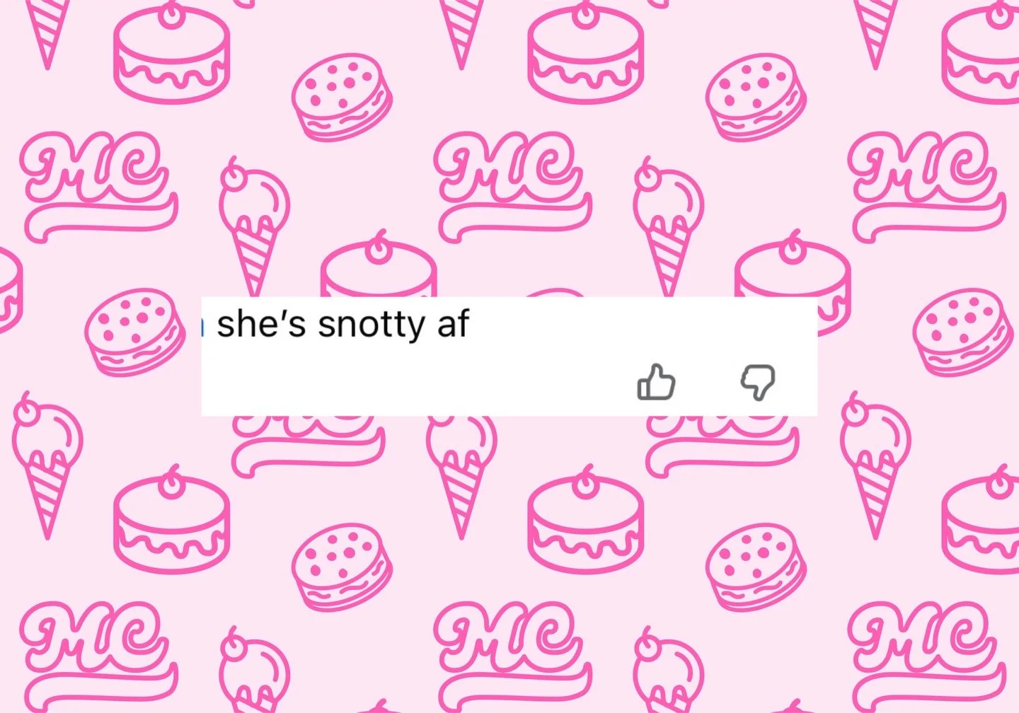 Hate comments but make it free marketing 👏🏻🍦

All great contenders for our next HATE CAKE. Do you recognize your comment? Let us know! ⬇️