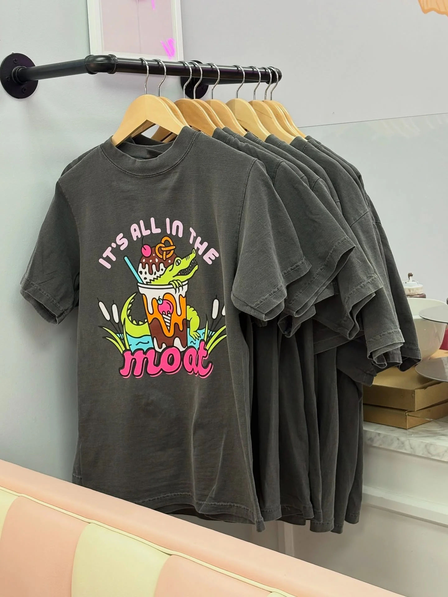 New limited merch in store! Can&rsquo;t have a stacker without the perfect moat 🍦🐊