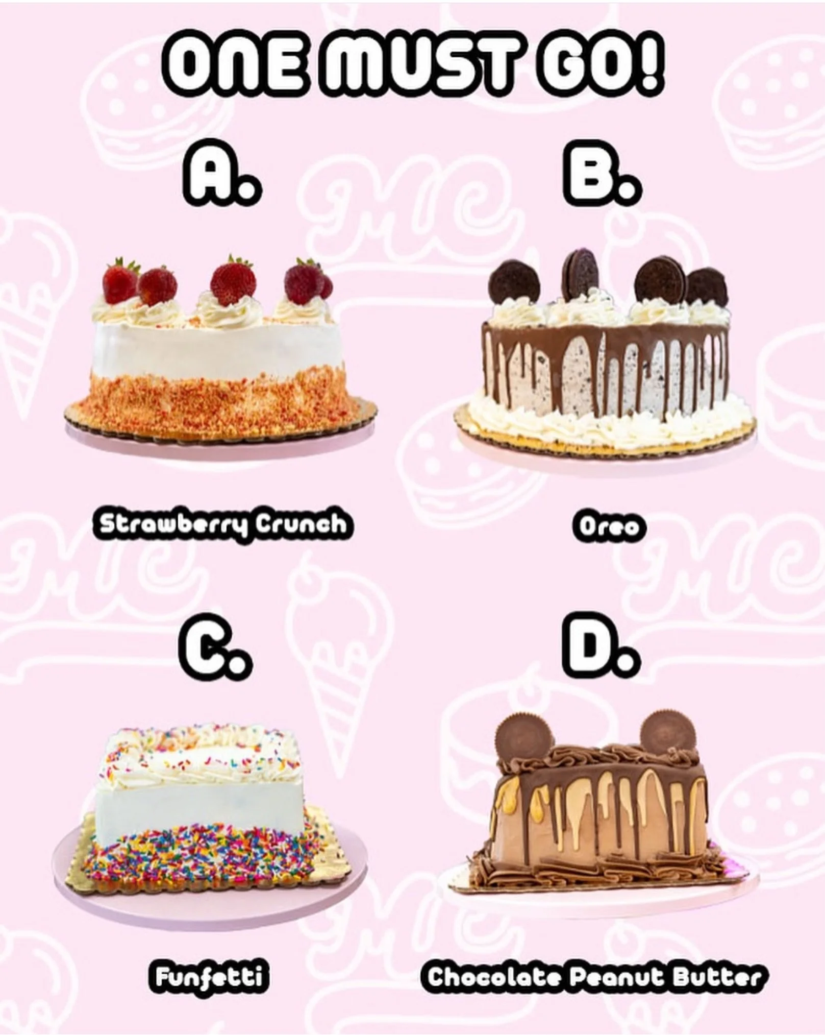 Which ice cream cake is kicking rocks? 🥲 🍦🎂
📍@moderncone