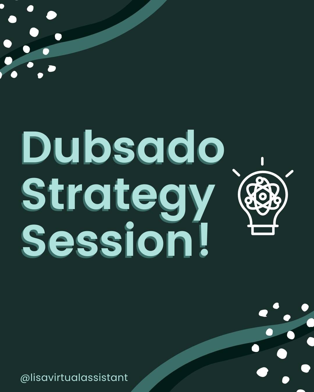 Dubsado Strategy Session

Stuck when it comes to Dubsado? 🥴

✨ Perhaps you&rsquo;ve been playing around with the software for a while now but things just won&rsquo;t fall into place.

✨ Maybe you&rsquo;d like to know how to use your workflows more e