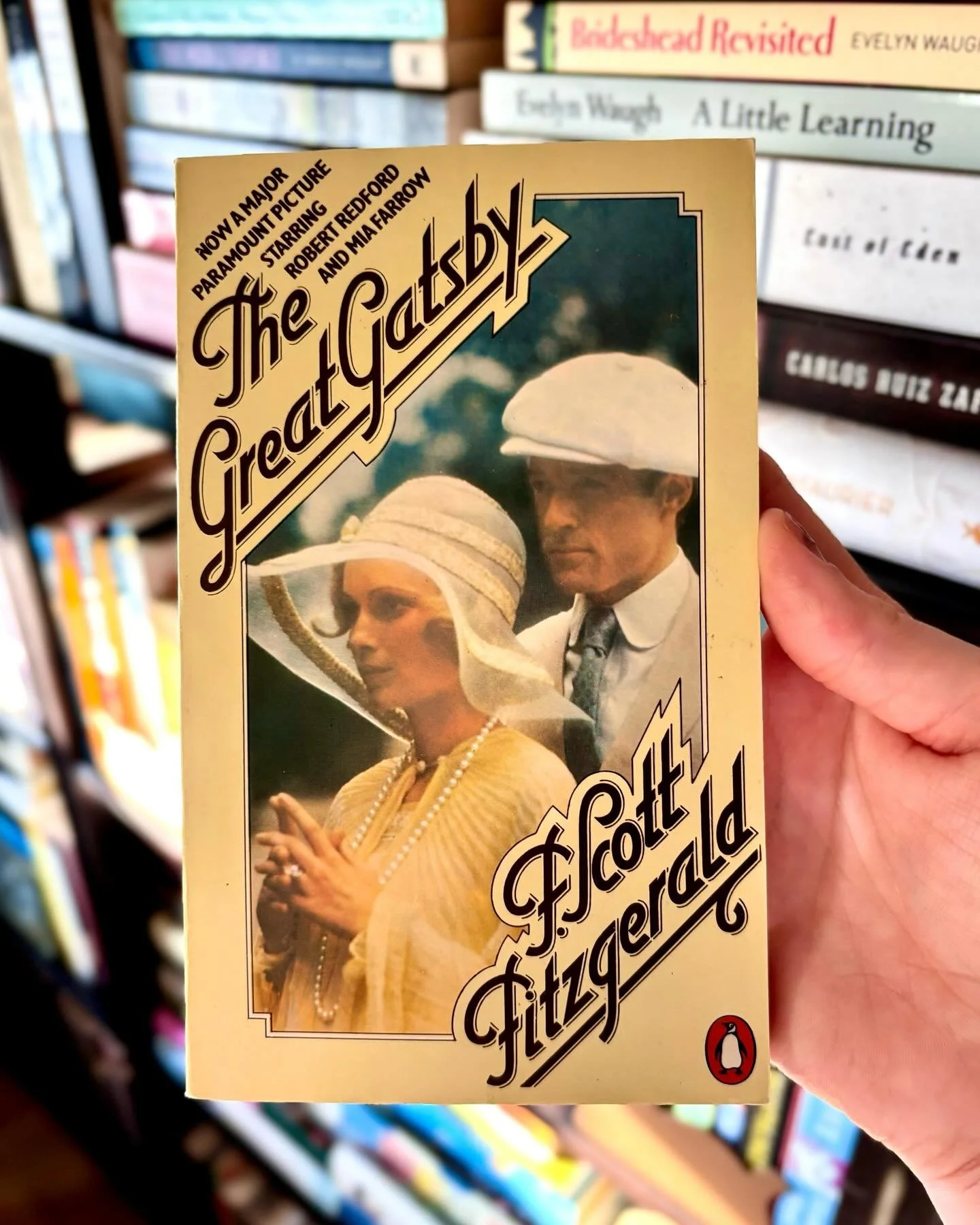 Just 'cuz 😌 #bookstagram #fscottfitzgerald #thegreatgasby #robertredford