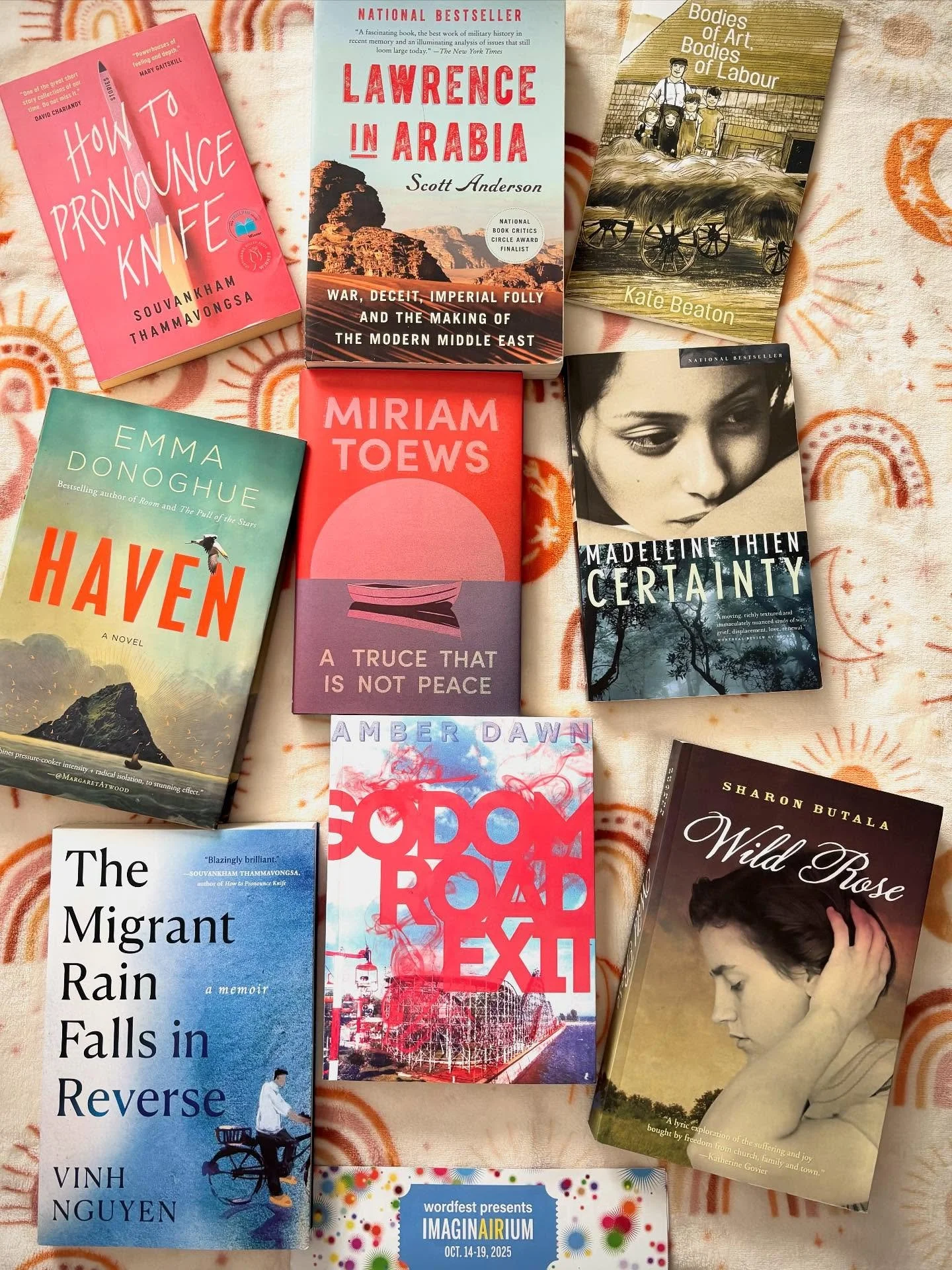 HAUL 📚📚📚 I just completed my first @wordfest Imaginairium Festival as a passholder - this is: six days of book events, author talks and signings, connection, and of course, planning your TBR for the long prairie winter ☃️ 2025 also marks 30 years 