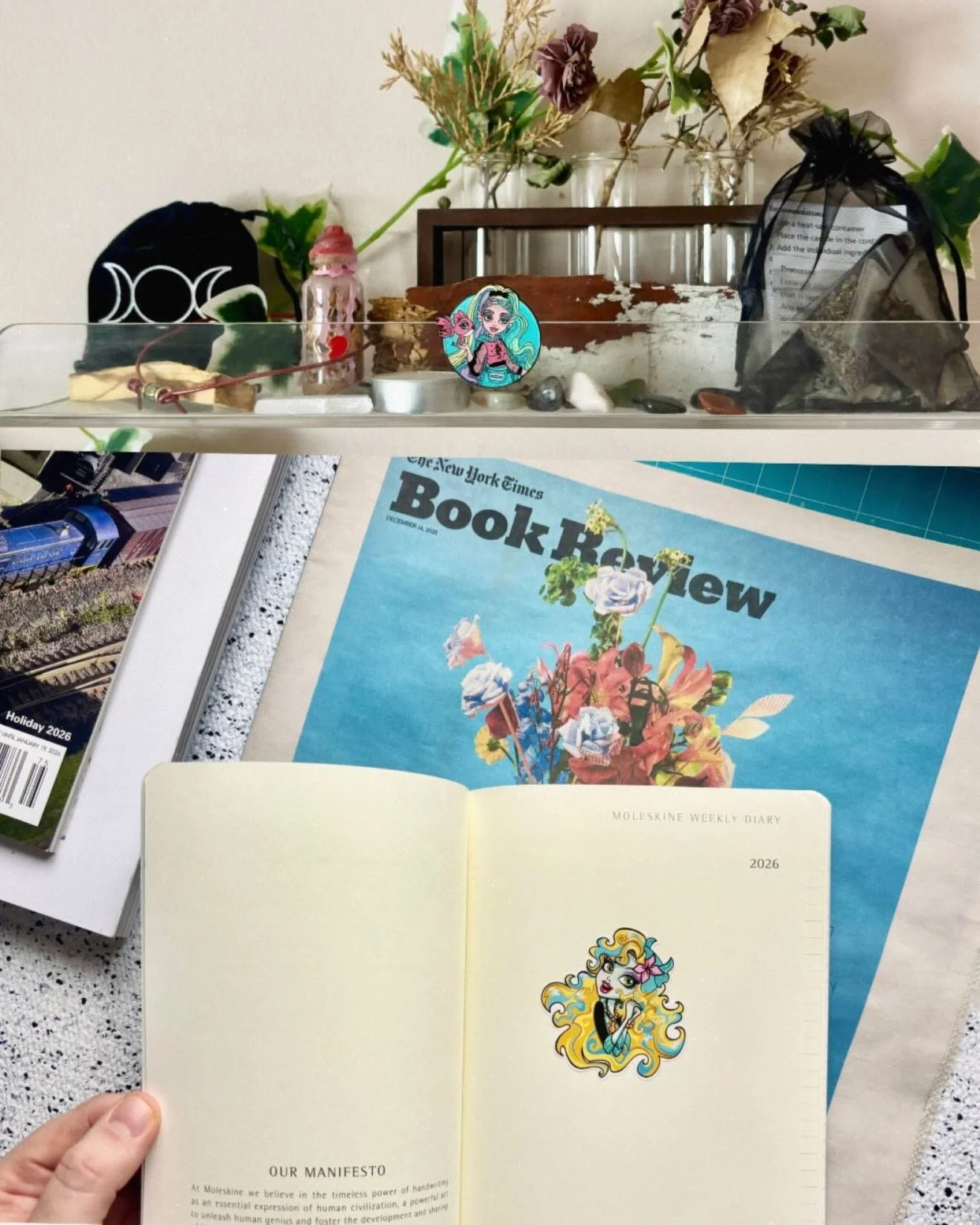 Do you have a 2026 mascot and is it Lagoona Blue from @monsterhigh ?? 🐚 (unlikely but never make assumptions... )

I'm looking past grey local winter conditons to pastels, calming seaside destinations, and Y2K vibes 🩵🩷💚 Pin from @ht_chinook and s