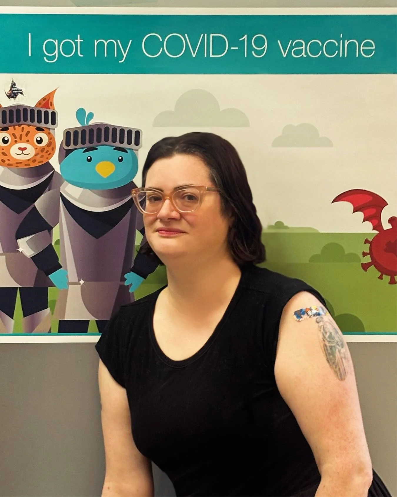 VAXXED 🙌🏻 You can't stop me, Danielle Smith 🧪 Science will triumph 🩺 Get your shots and check-ups - viruses are still going 'round!