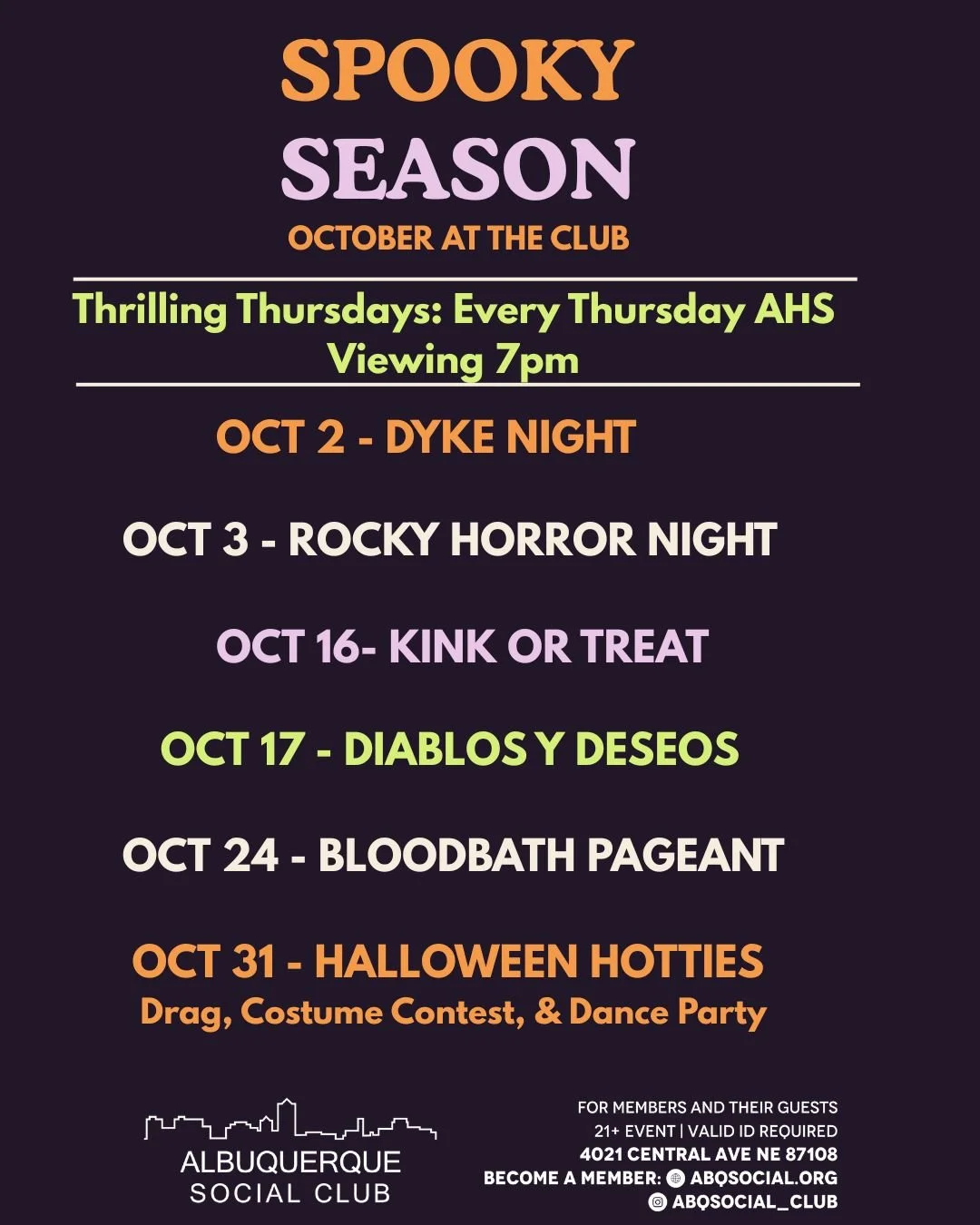 Spooky Season at the Soch!