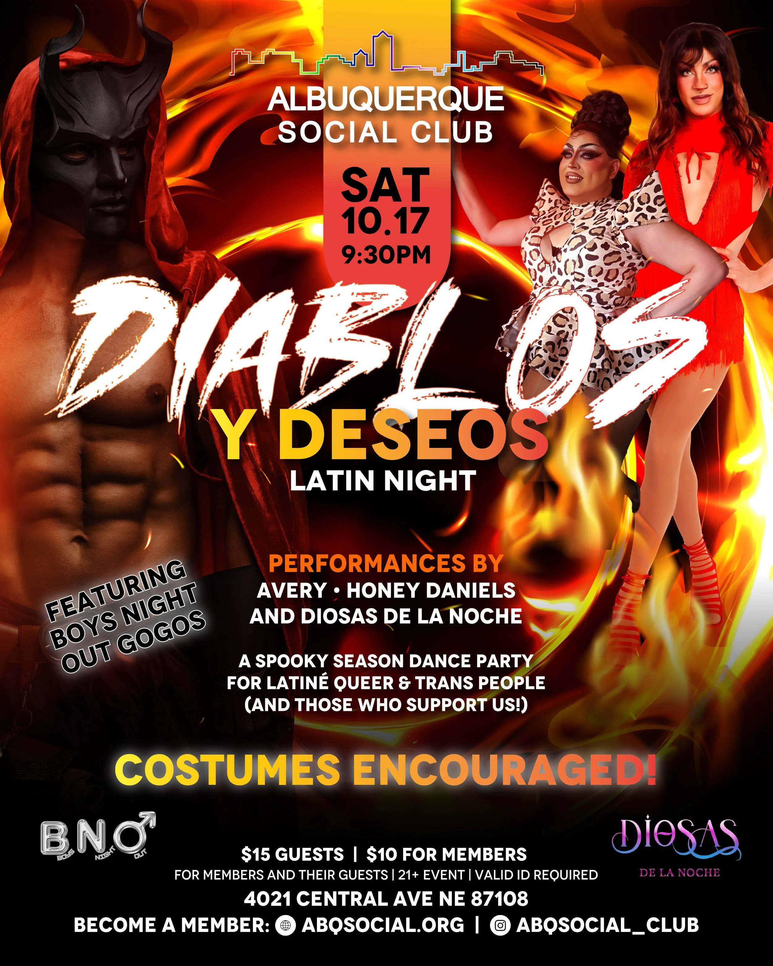 Diablos & Deseos Latin Night