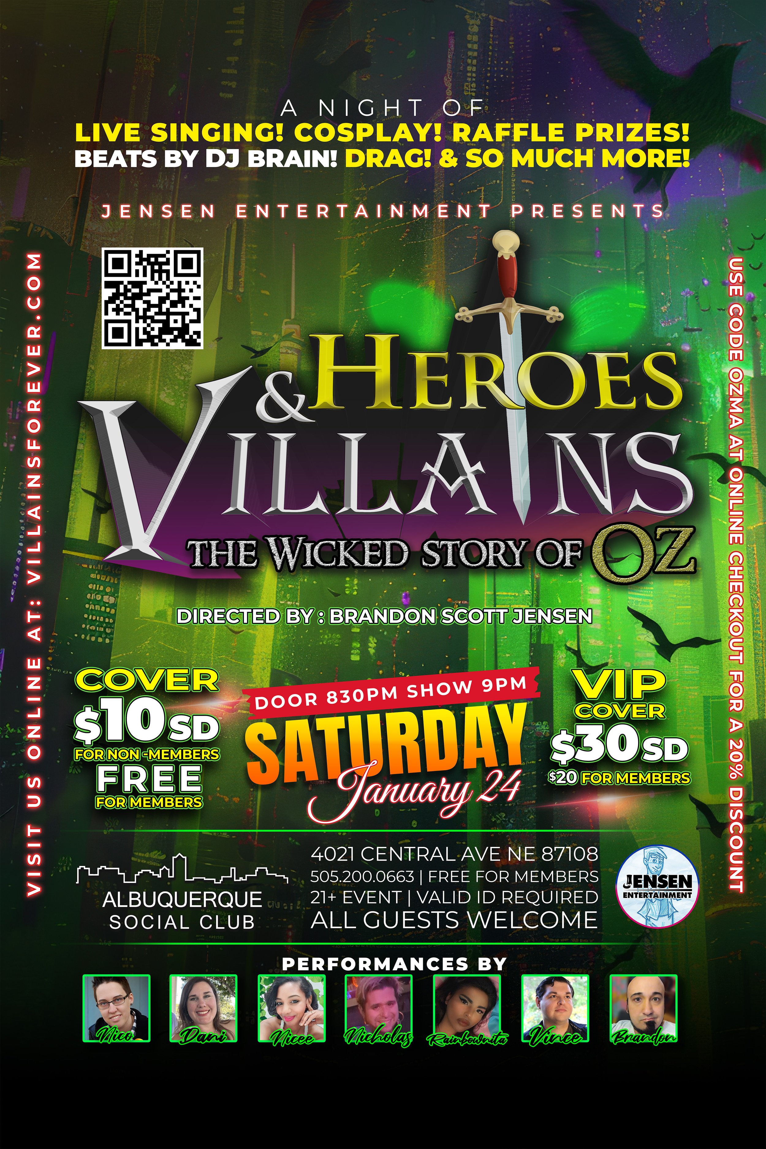 Come watch—and sing along to—the REAL story of the Wicked of OZ!