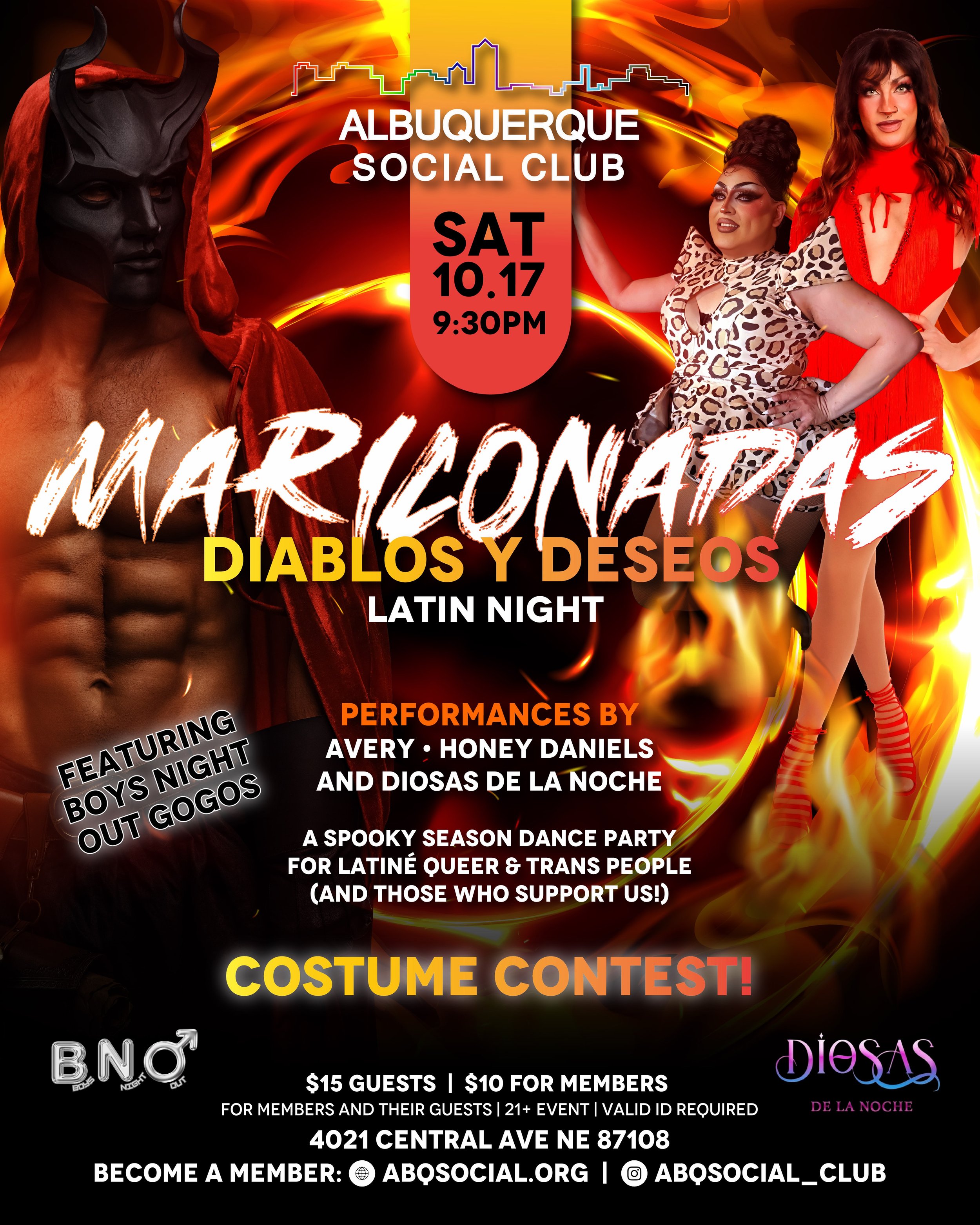 Diablos & Deseos Latin Night