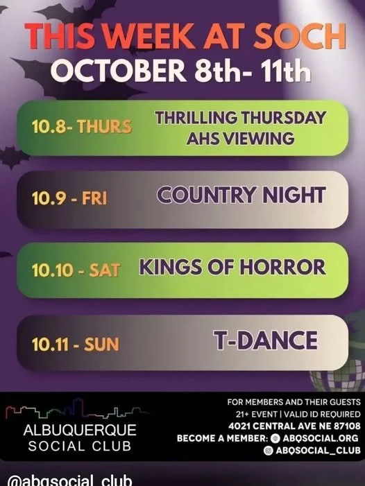 This week at Soch October 8-11