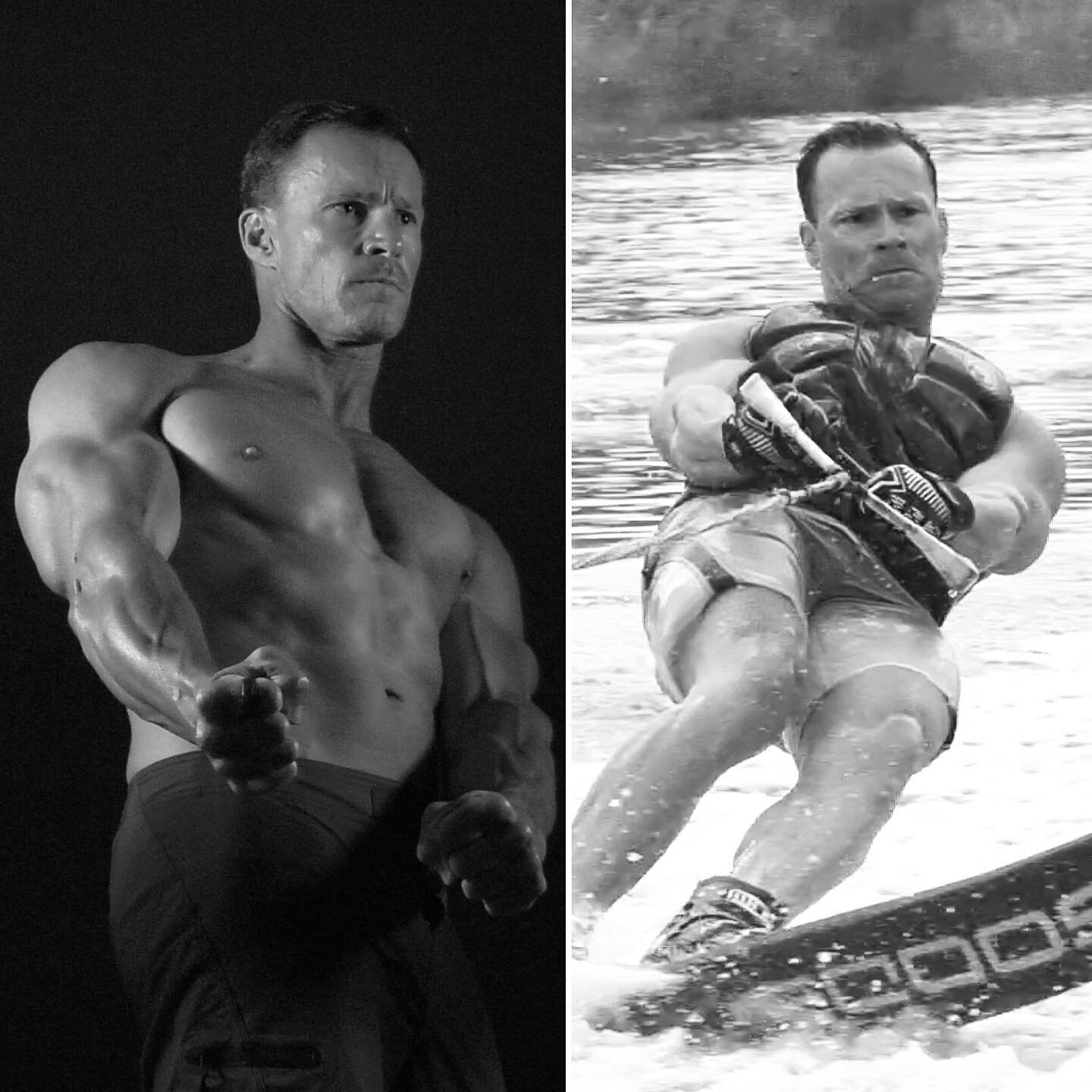 Practice, practice, practice. Enjoy the journey, and never lose sight of why you fell in love with it. I&rsquo;m so grateful that I&rsquo;m able to ski! 🙏🏼 What sports or fitness related pastimes bring you joy? 

#slalom #waterski #fitover45 #fitov